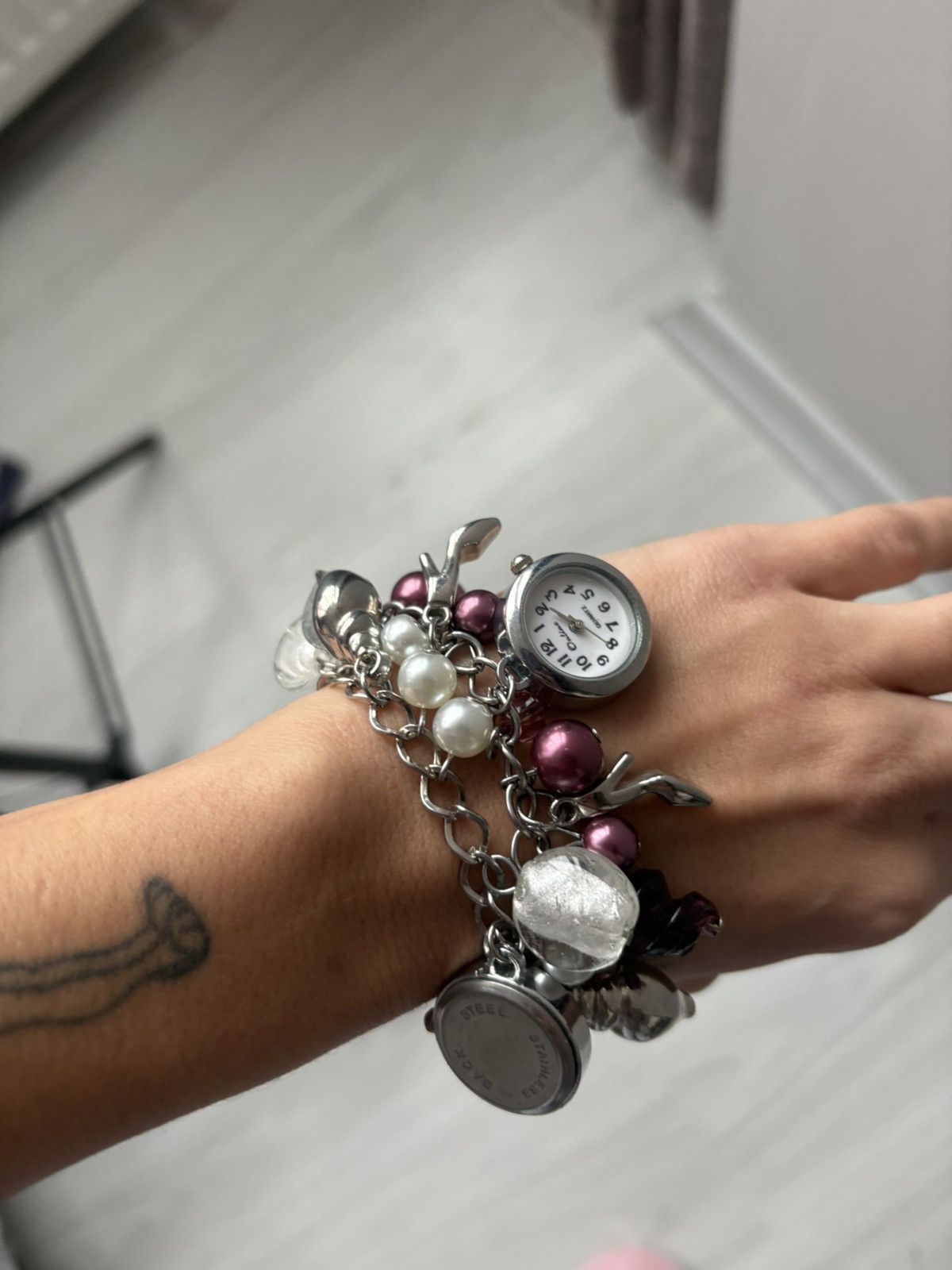 Vintage y2k charm bracelet watch Size ONE SIZE - 6 Thumbnail