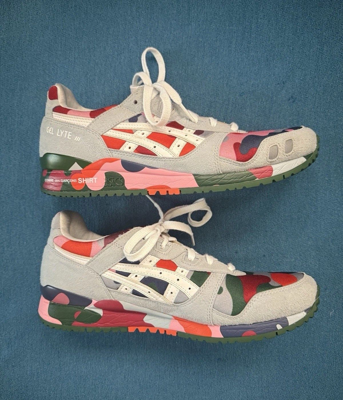 Asics × Comme des Garcons ASICS Gel-Lyte III Comme des Garcons Shirt Mens’s Size 9.5 Size US 9.5 / EU 42-43 - 3 Thumbnail