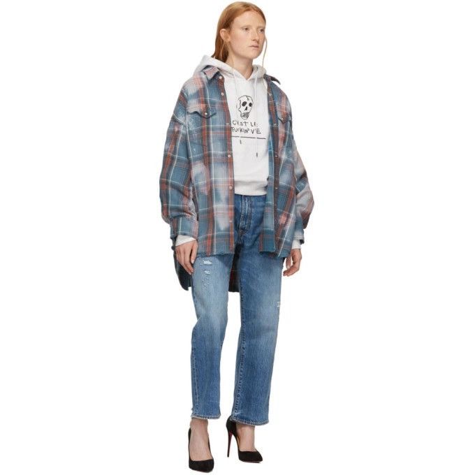 R13 Bleached oversized cowboy shirt. Small Size S / US 4 / IT 40 - 10 Thumbnail