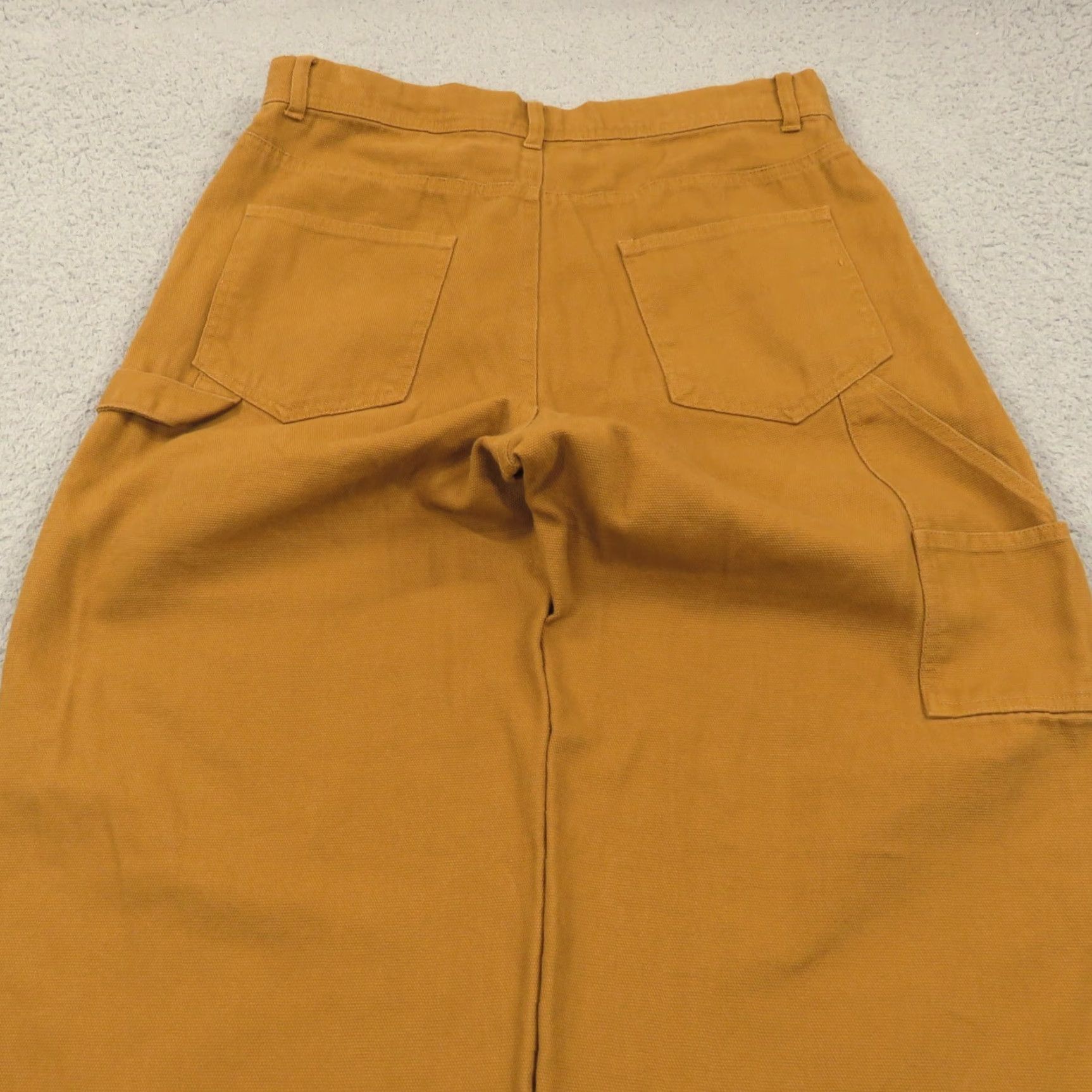 Vintage VINTAGE No Boundaries Baggy Pants Men 32 Carpenter 10 Leg Opening Wide-Leg Canvas Brown 90s Grunge Casual Workwear Mens Size US 32 / EU 48 - 4 Thumbnail