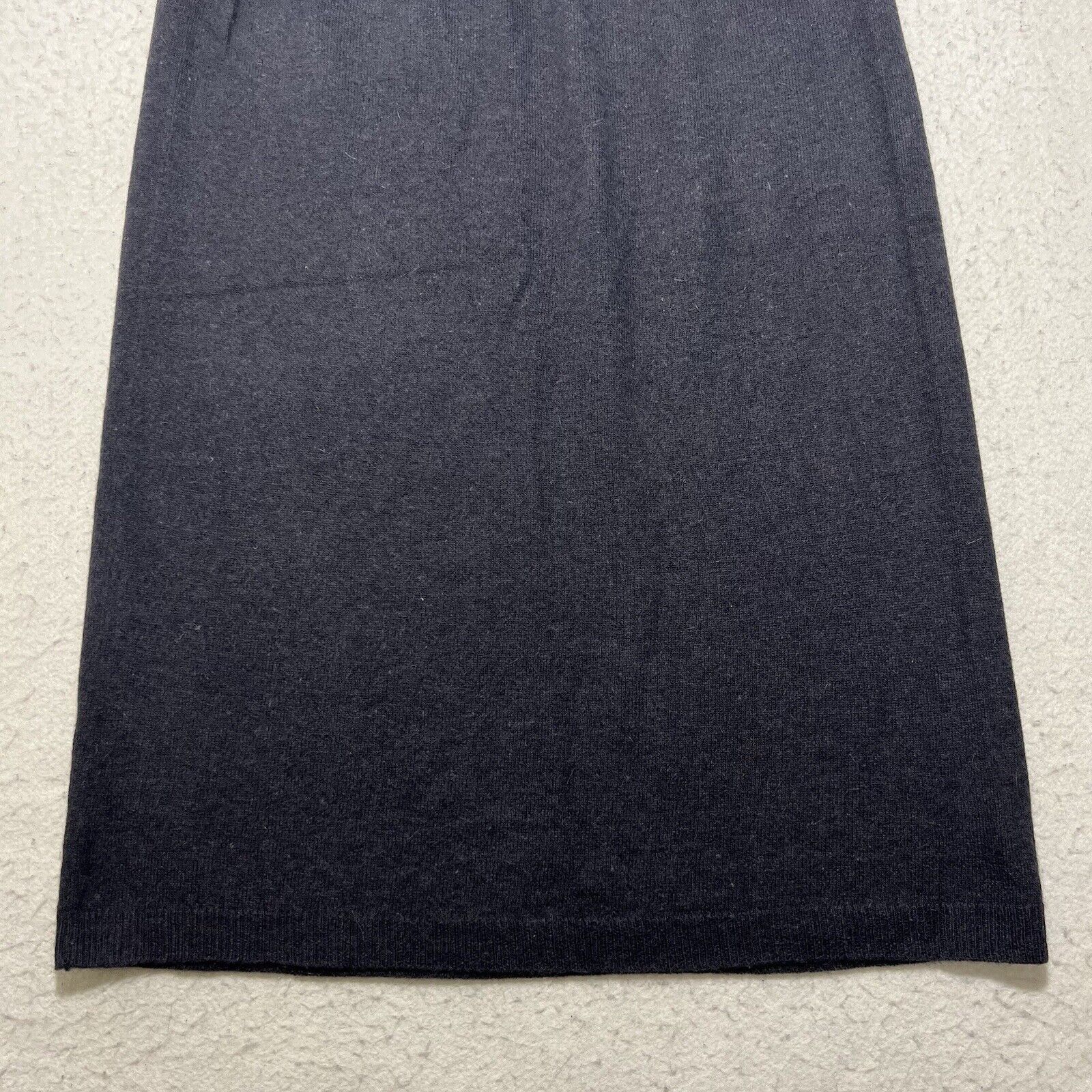 Vintage Vintage Tiano Lambswool Rabbit Hair Blend A-Line Blue Skirt Size 30" / US 8 / IT 44 - 4 Thumbnail