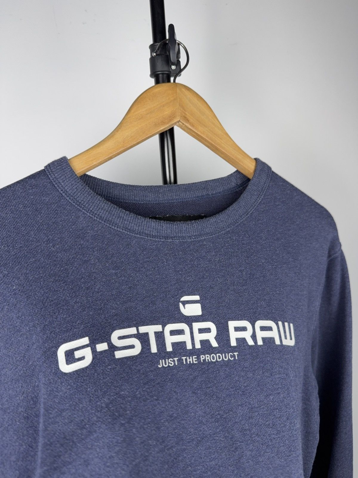 G-Star 00s Streetwear G-Star RAW Logo Crewneck Sweatshirt Blue Size US M / EU 48-50 / 2 - 3 Thumbnail