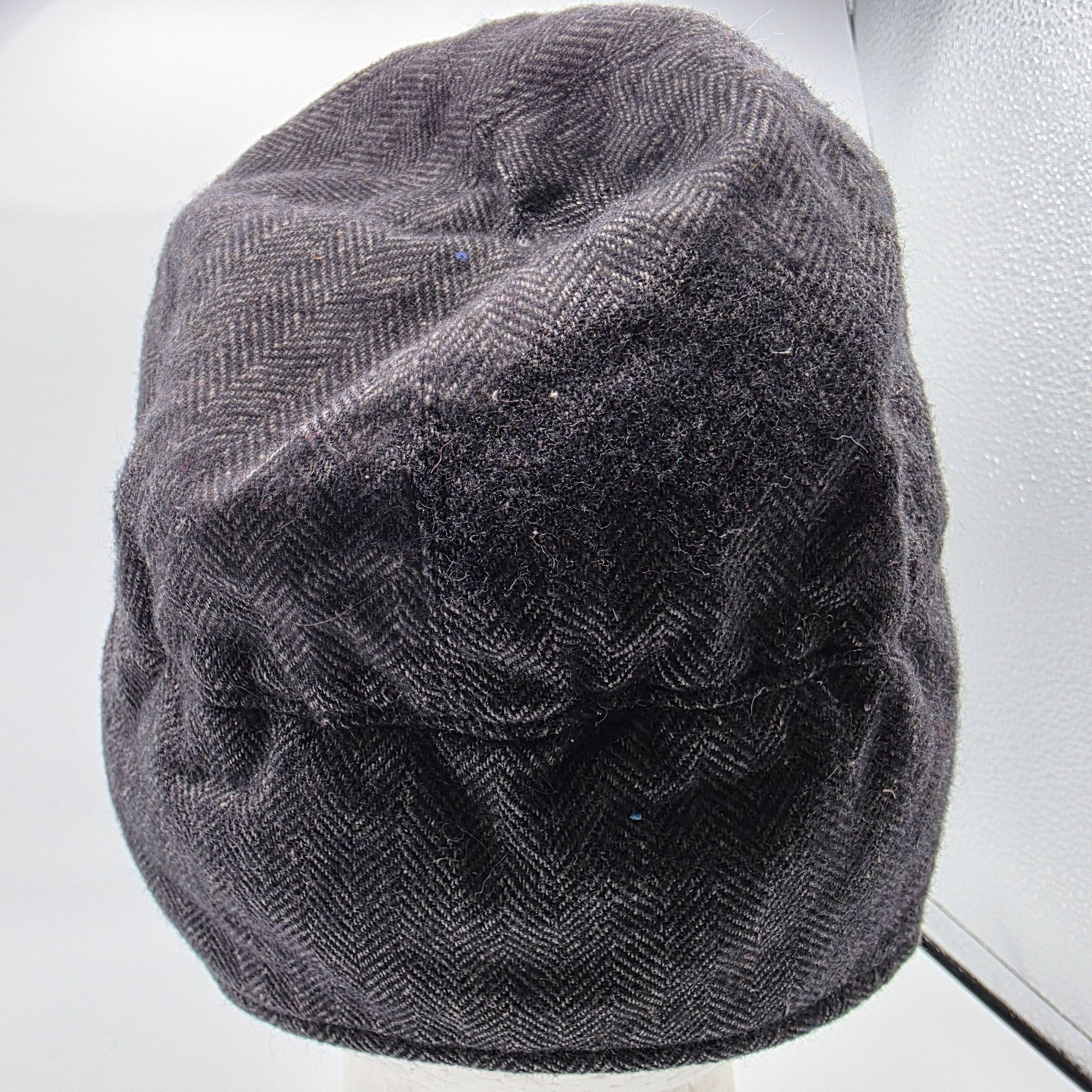 Other Amicale Pure Camel Hair Mens L/XL Gray Herringbone Cap Hat O Size ONE SIZE - 3 Thumbnail
