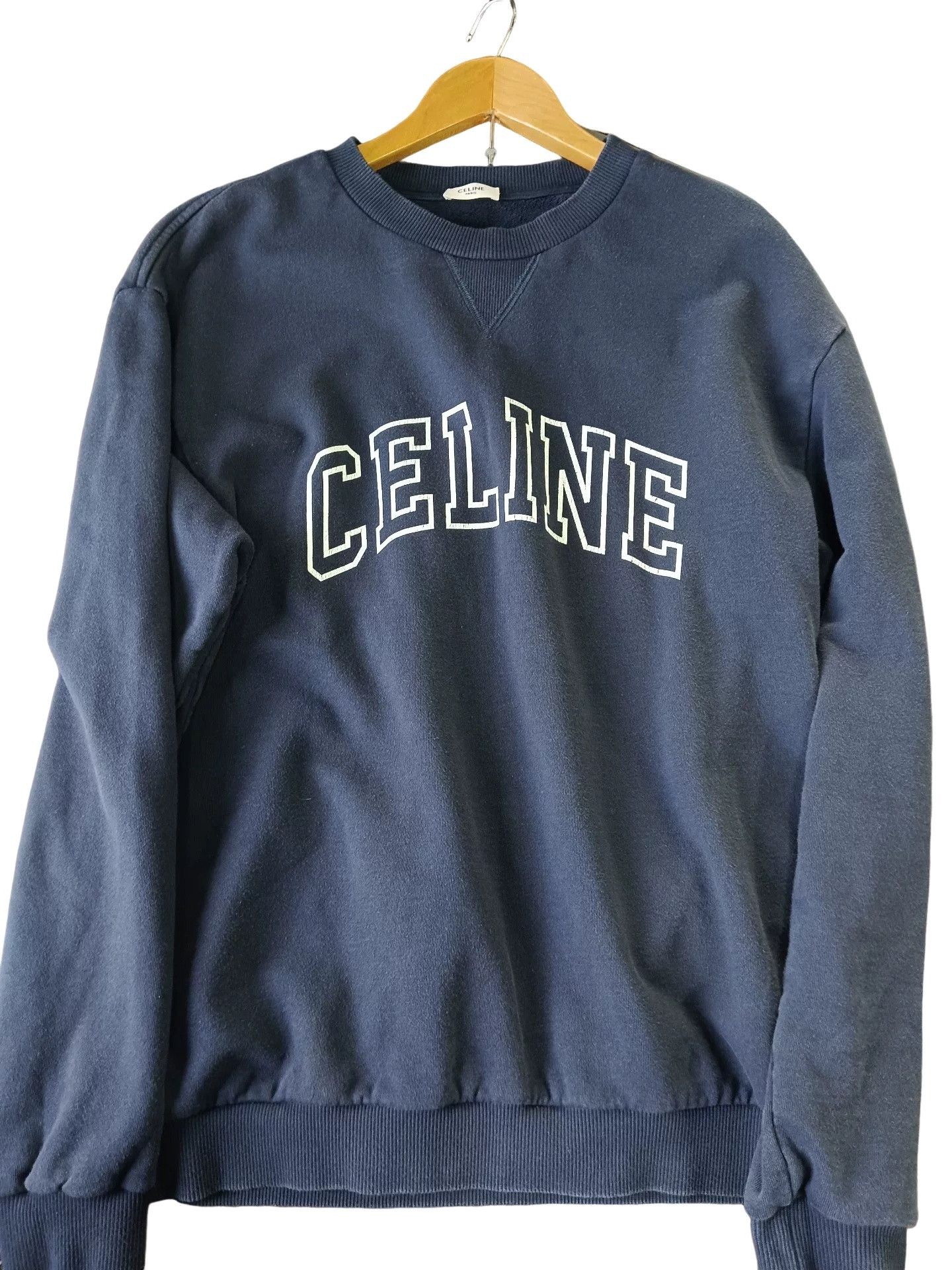 Celine Celine Arch Logo Crewneck Sweatshirt Size M Size US M / EU 48-50 / 2 - 1 Thumbnail