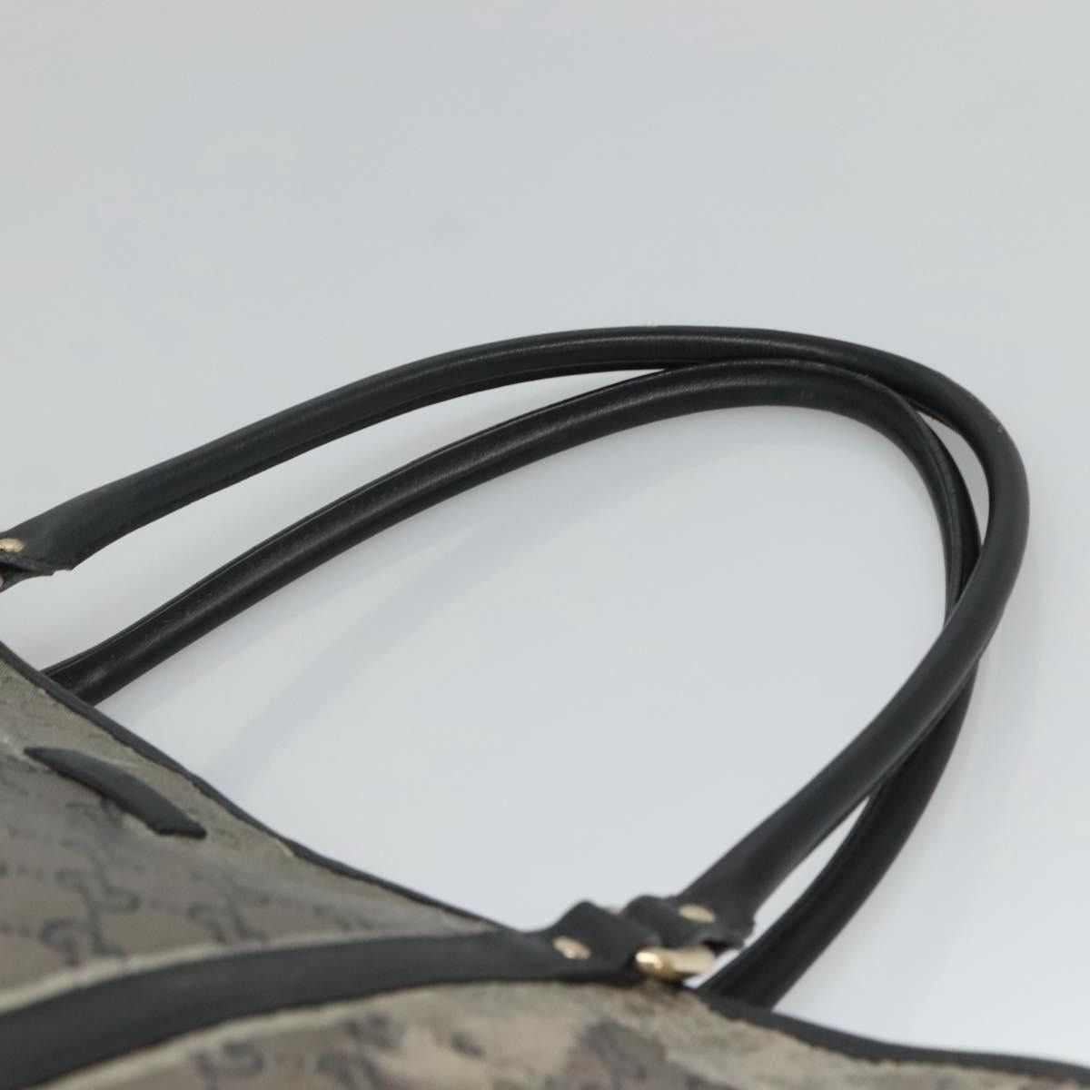 Gucci GUCCI GG Crystal Tote Bag Coated Canvas Navy Gold Size ONE SIZE - 8 Thumbnail