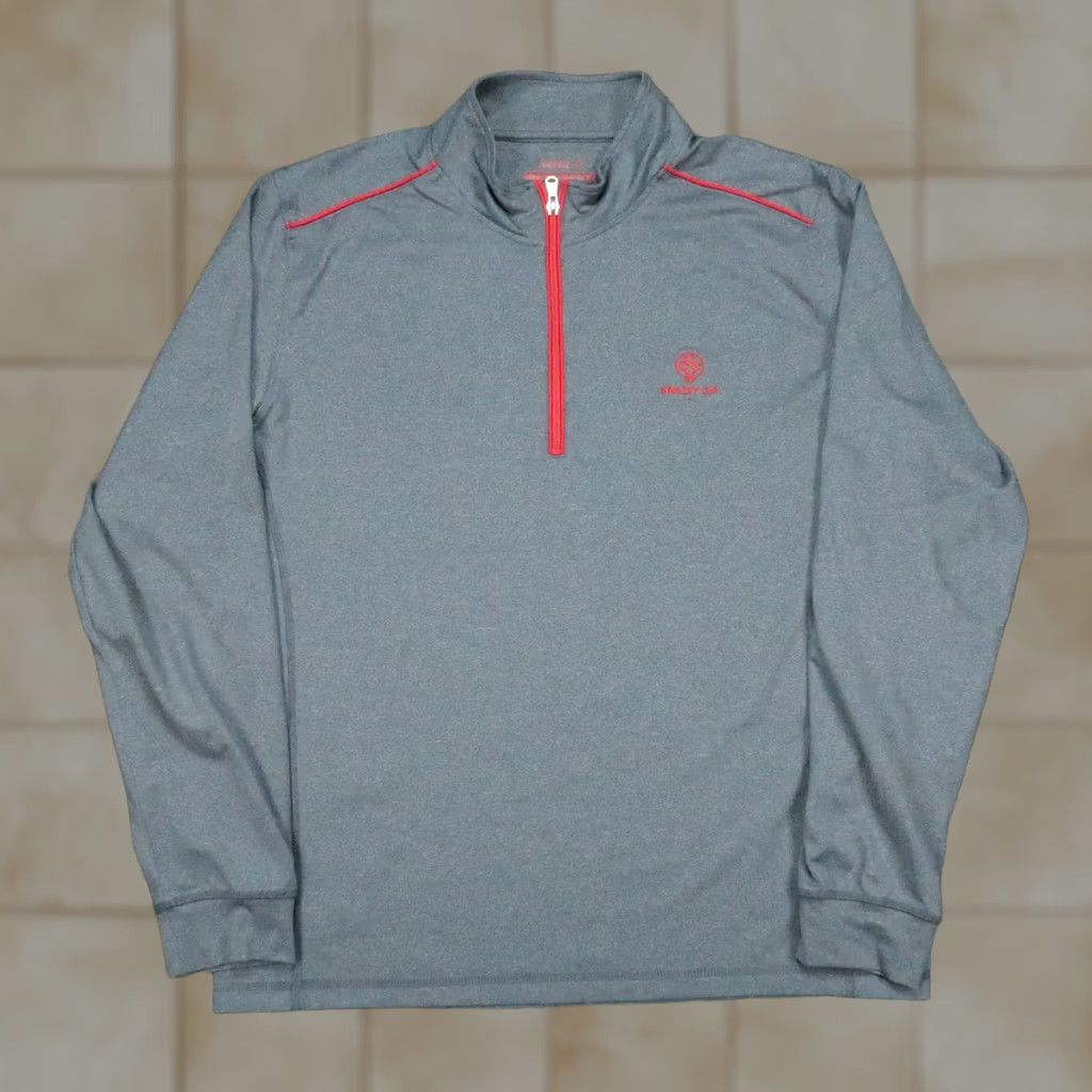 johnnie-O johnnie-O Pullover Mens L Blue 1/4 Zip Performance Golf Activewear Casual Stretch Moisture Wicking Mock Neck Stand-Up Collar Long Sleeve Size US L / EU 52-54 / 3 - 1 Thumbnail