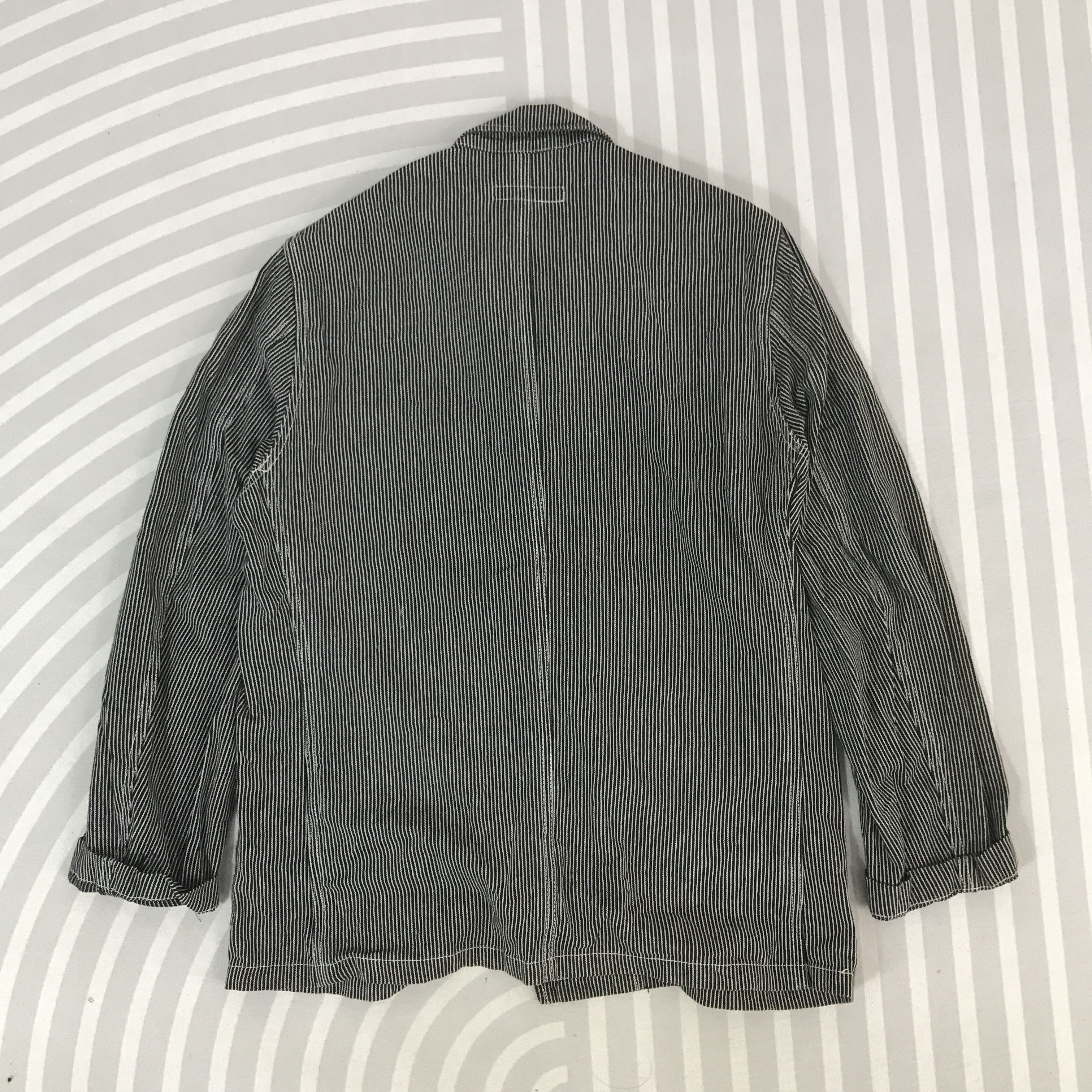 Japanese Brand Vintage Open Dich hickory button Jacket Size US M / EU 48-50 / 2 - 3 Thumbnail
