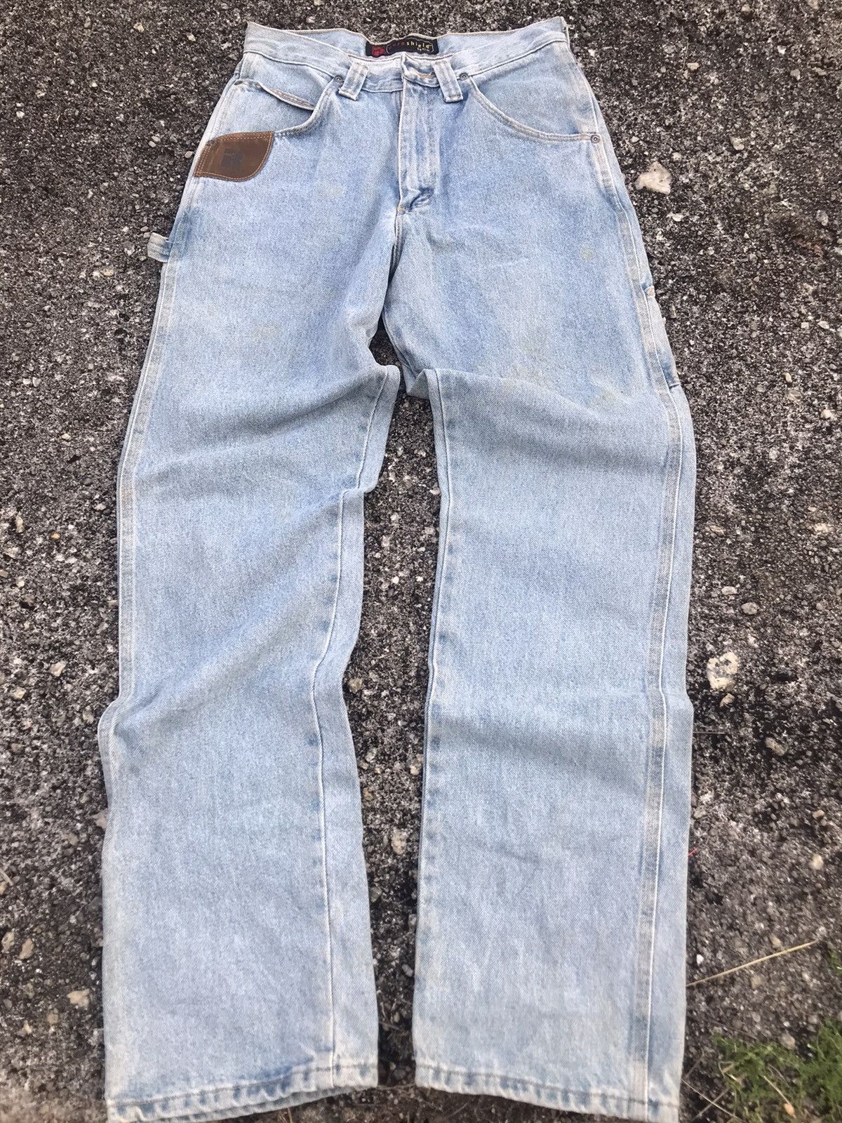 Designer × Wrangler Wrangler Carpenter Y2K Baggy Jeans Size US 29 - 1 Thumbnail