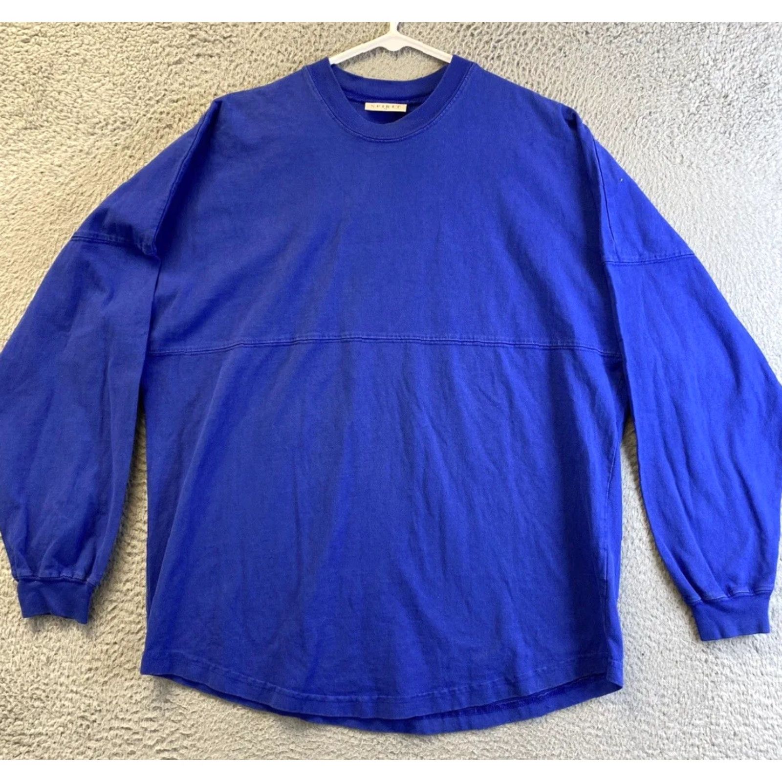 ESPIRIT VINTAGE Spirit Jersey COLBY T-Shirt Women's Medium Long Sleeve Blue Casual Sports 80s Womens Size M / US 6-8 / IT 42-44 - 2 Thumbnail