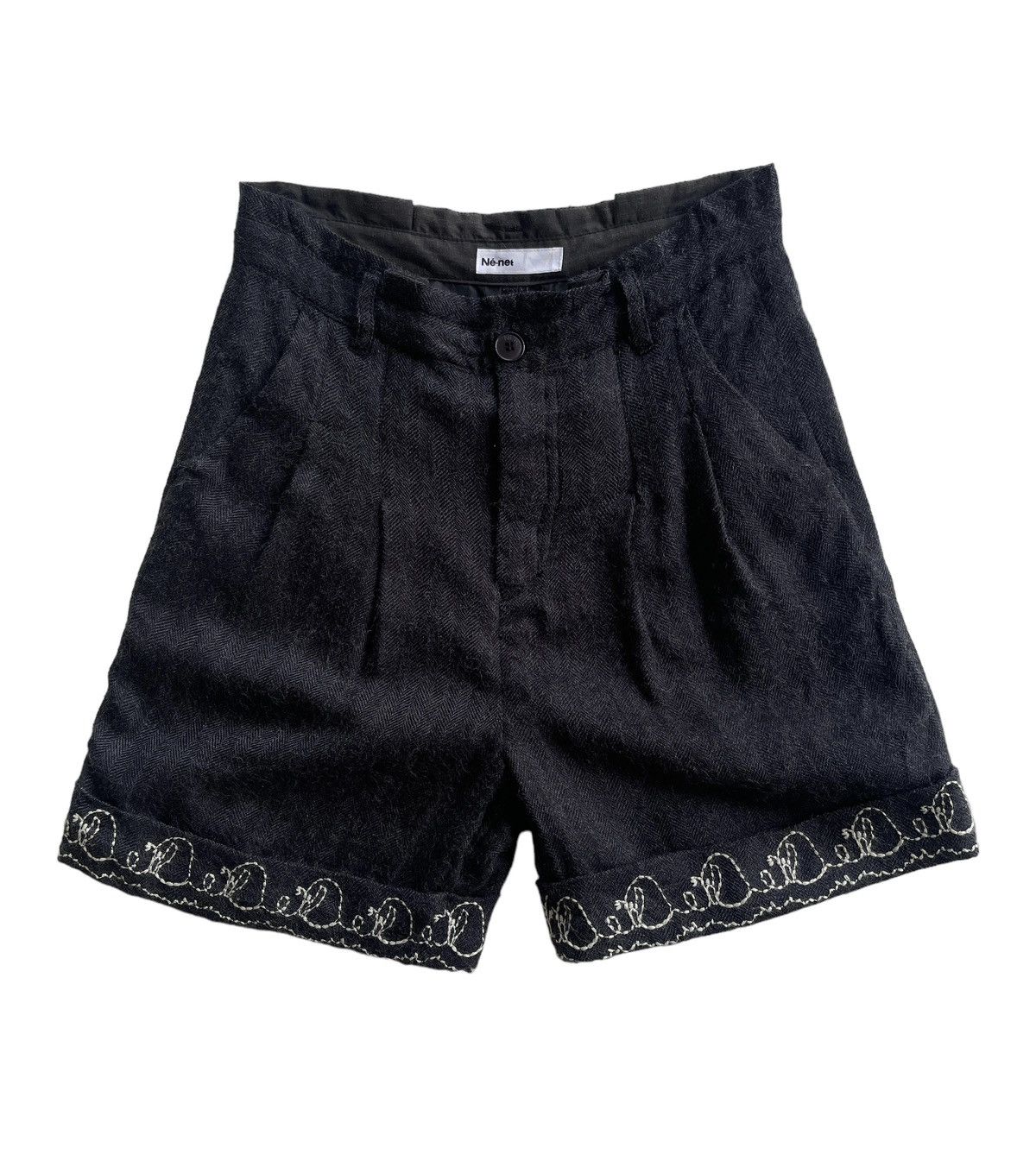 Issey Miyake Issey Miyake Ne-net Wool Women Shortpants Size 29" - 1 Thumbnail