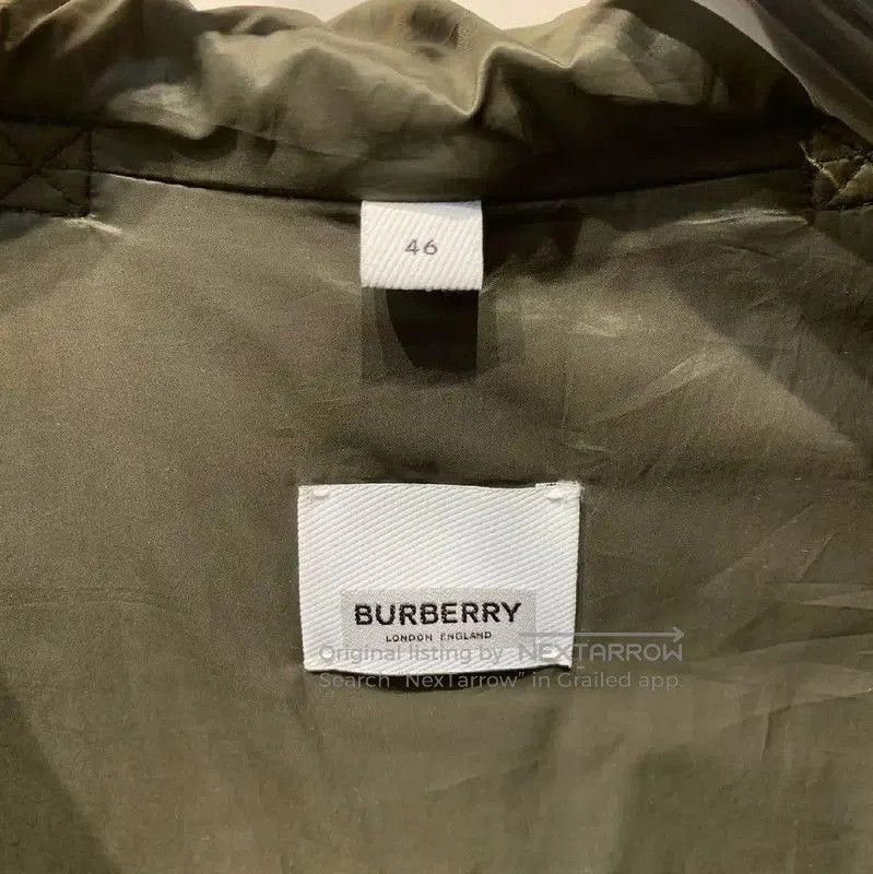 Burberry Burberry Men's Military Green Nylon Down Jacket. Size US M / EU 48-50 / 2 - 3 Thumbnail
