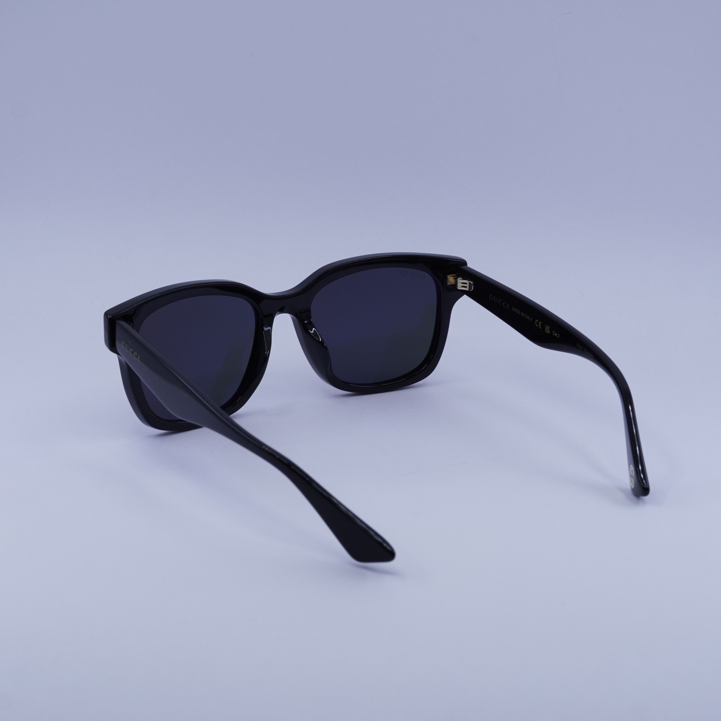 Gucci Gucci GG1639SA 001 Sunglasses Black Square Frame Size ONE SIZE - 8 Thumbnail