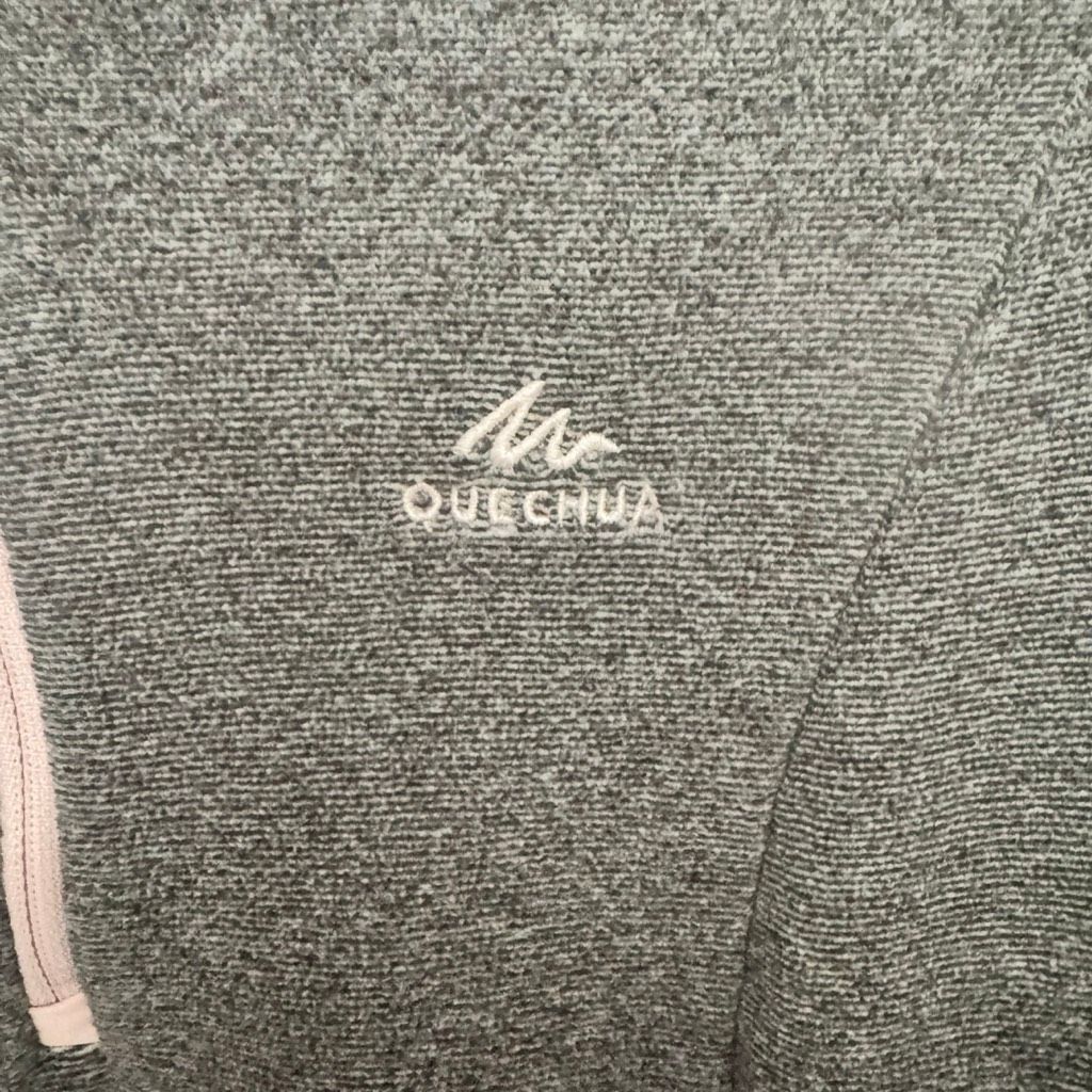 Other Quechua Gray Quarter Zip Fleece Pullover Women’s XS Small At Size S / US 4 / IT 40 - 3 Thumbnail