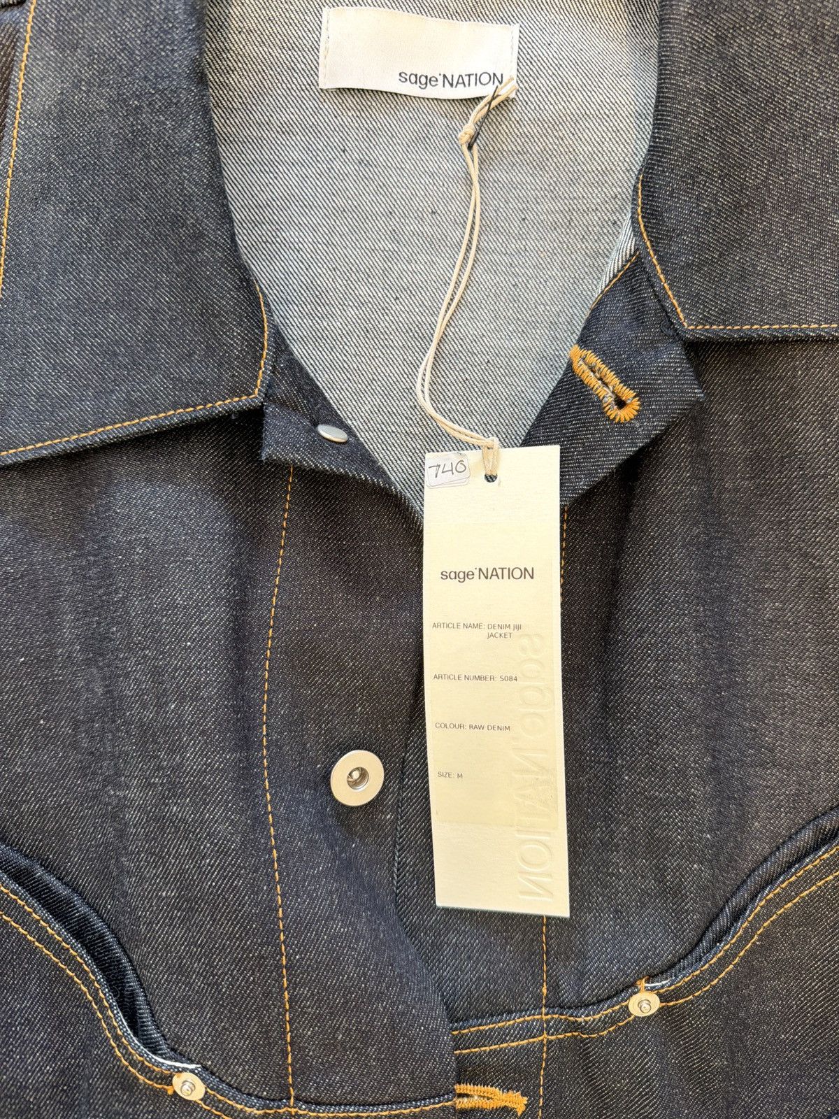 SAGE NATION Sage Nation Denim JIJI Jacket Size US M / EU 48-50 / 2 - 3 Thumbnail
