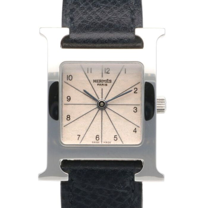 Hermes HERMES H Watch Wristwatch Stainless Steel HH1.210 Ladies Grailed