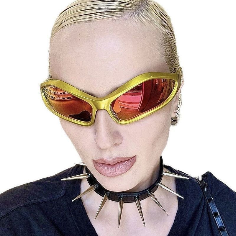 Electric Visual Modern Street ins style custom avant-garde sunglasses Size ONE SIZE - 4 Thumbnail