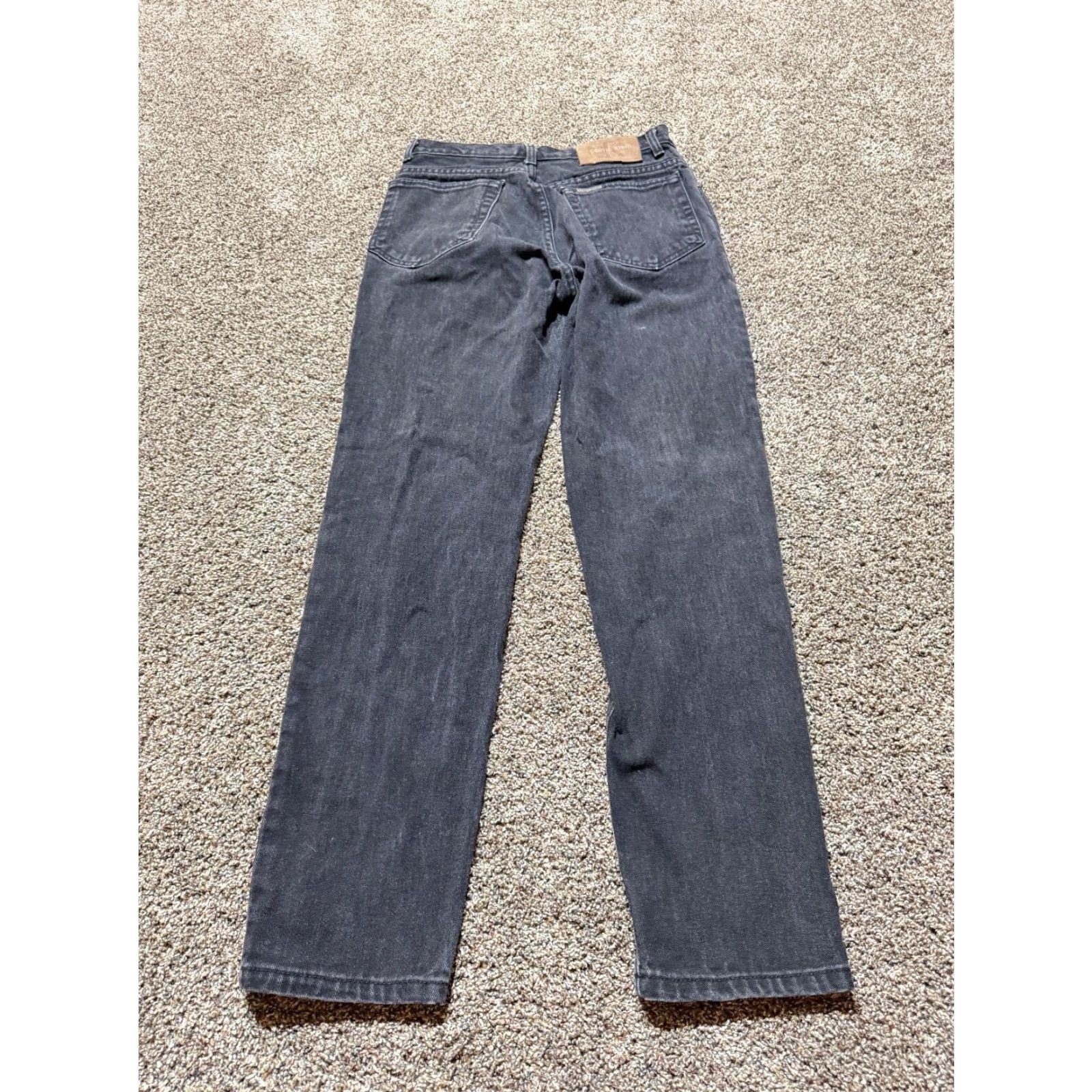 Calvin Klein VINTAGE Calvin Klein Women's Jeans Size 10 Black Denim High Rise Mom 90s Size 32" / US 10 / IT 46 - 6 Thumbnail