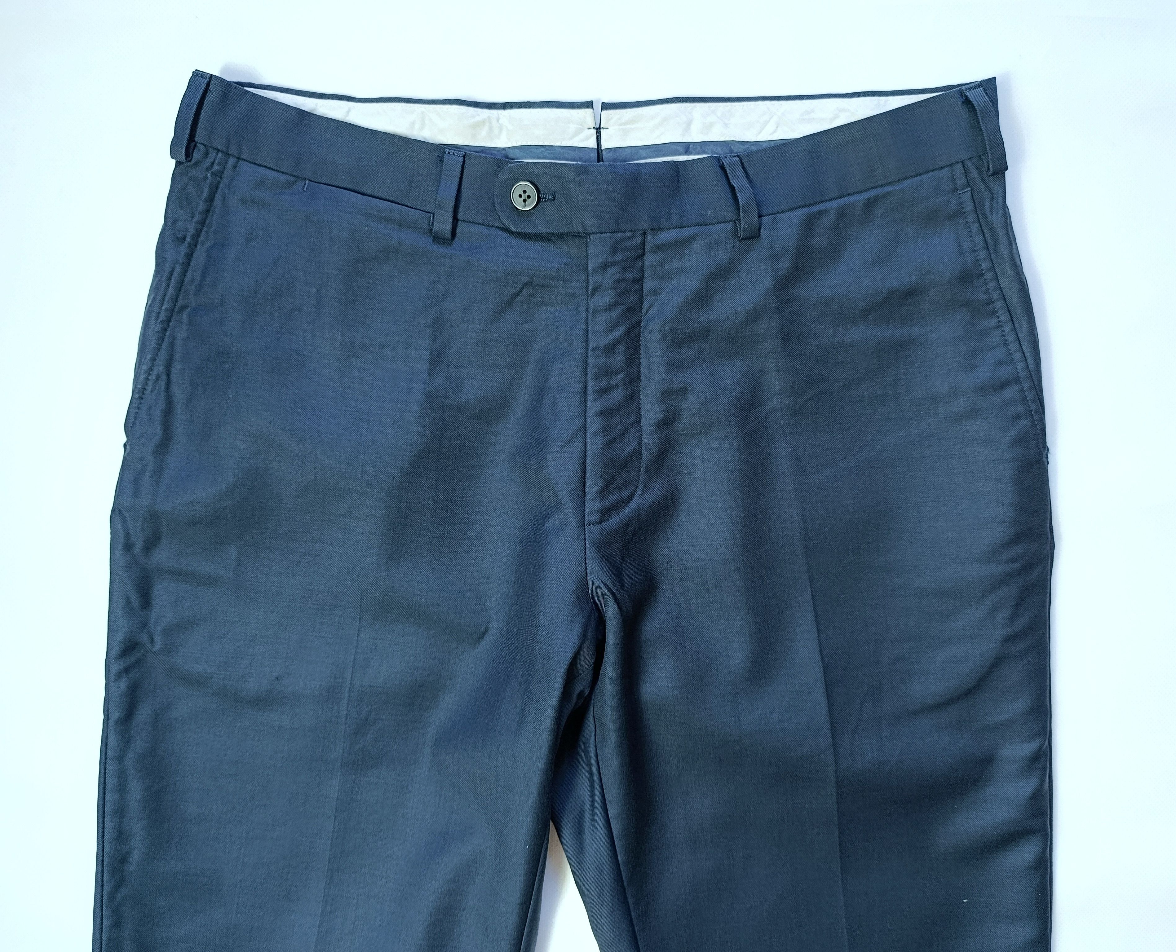 Suitsupply Suitsupply Casual Dark blue Pants Size US 32 / EU 48 - 2 Thumbnail