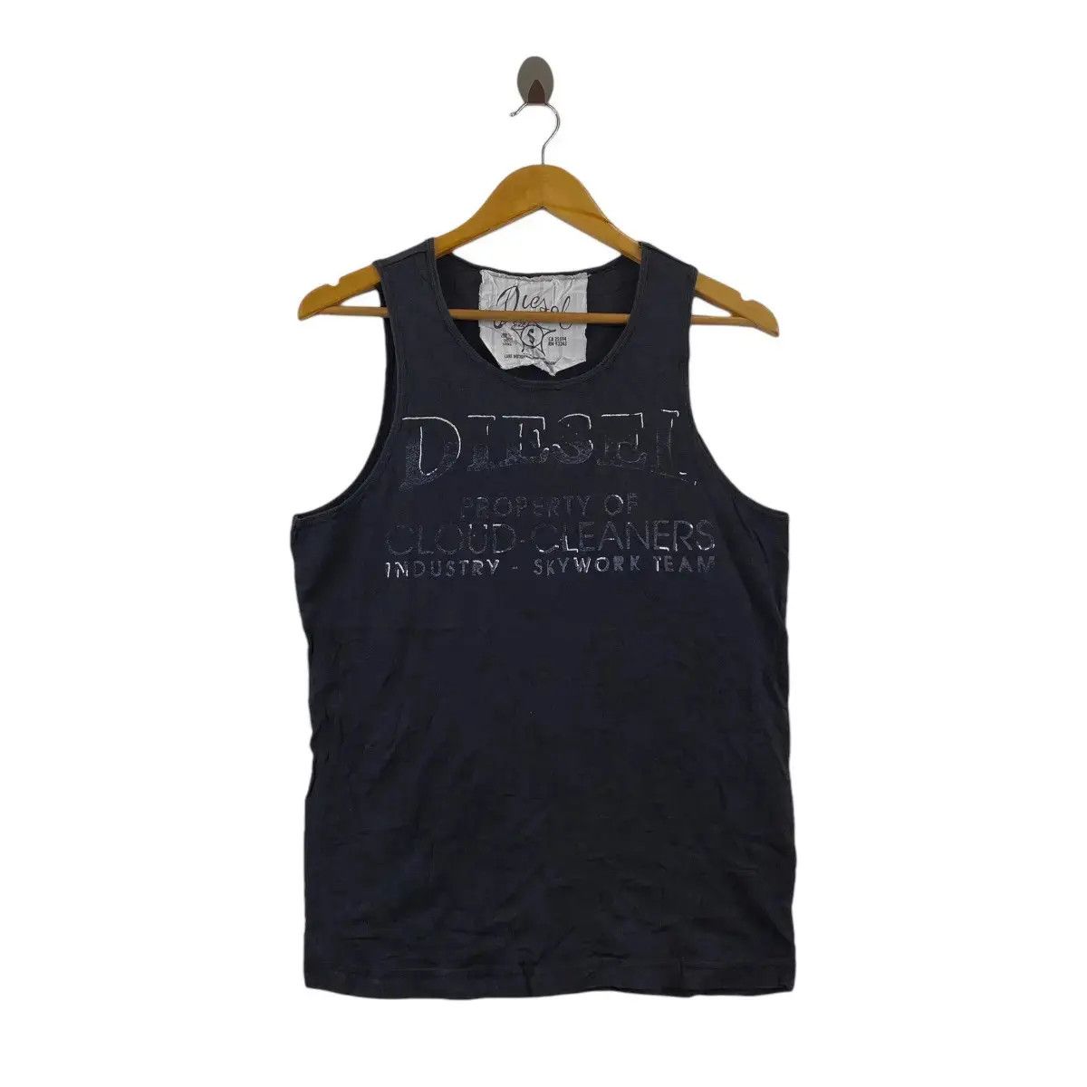Diesel DIESEL ITALY Cloud Cleaners Industry Skywork Team Tank Top Size S / US 4 / IT 40 - 1 Thumbnail