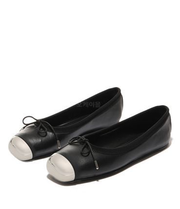 Alexander McQueen o1w1db10925 Punk Ballet Flat in Black Size US 10 / IT 40 - 2 Thumbnail
