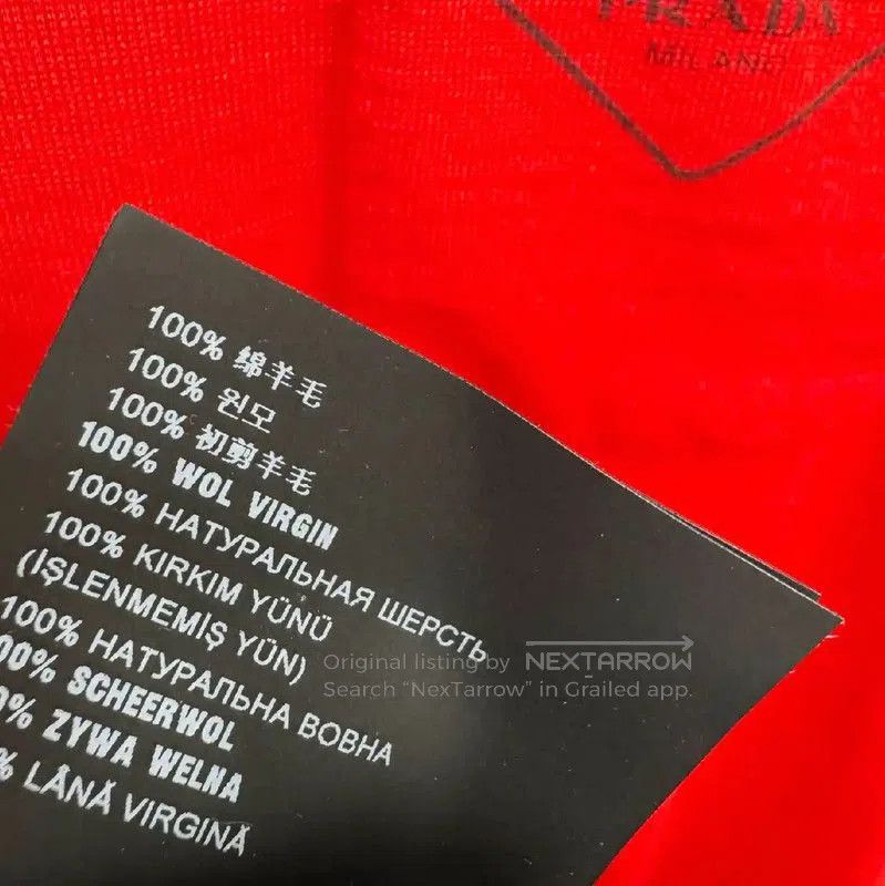 Prada Prada Summer Red Women's Short Sleeve T-Shirt. Size S / US 4 / IT 40 - 2 Thumbnail