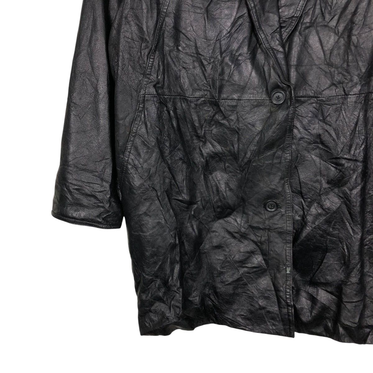 Japanese Brand 🔥VINTAGE BIKER LEATHER JACKET UNKNOWN BRAND ISSEY MIYAKE Size US M / EU 48-50 / 2 - 6 Thumbnail