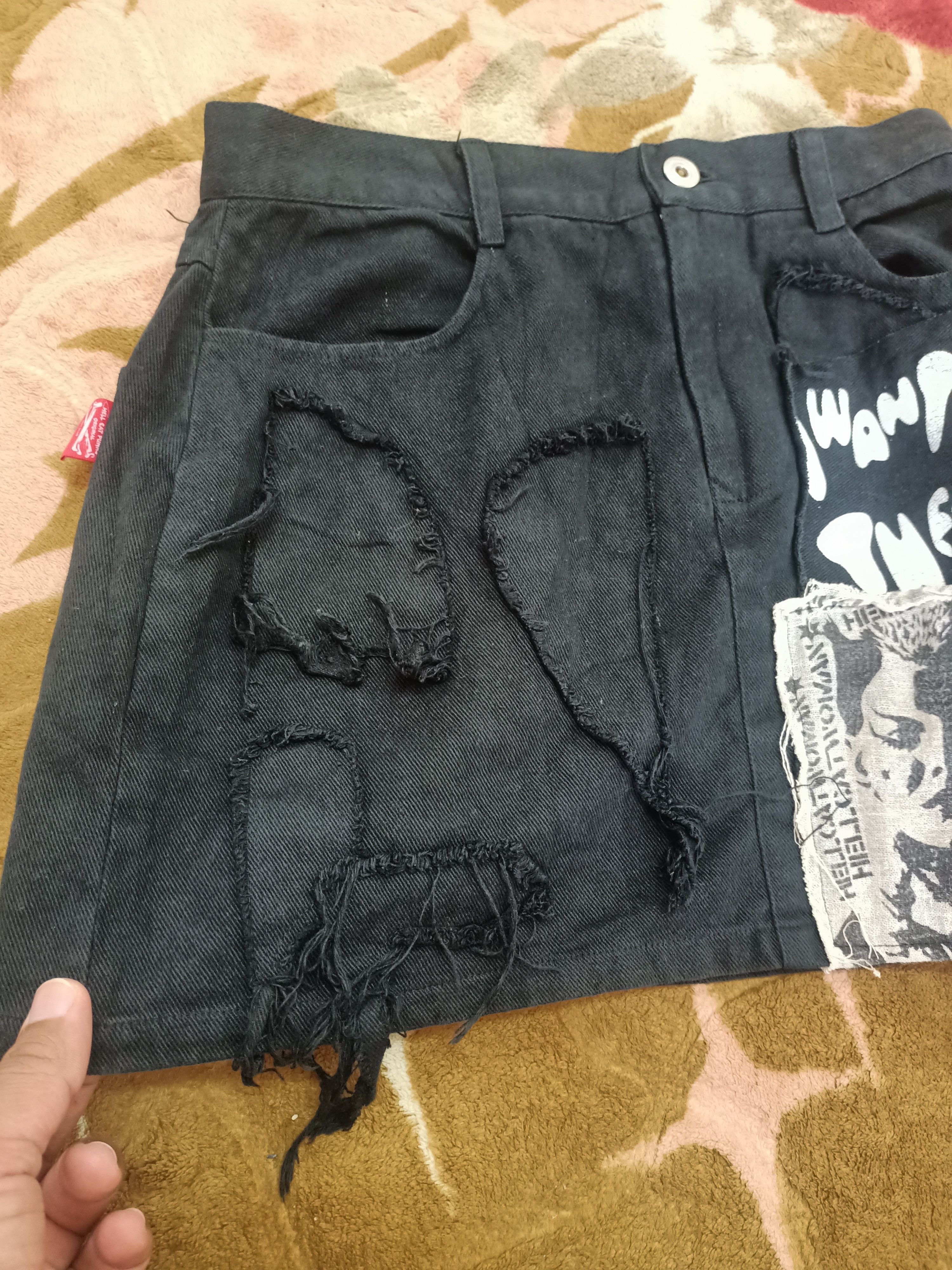 Japanese Brand Hell Cat Punks Original Not Dead mini skirts Size 28" / US 6 / IT 42 - 3 Thumbnail