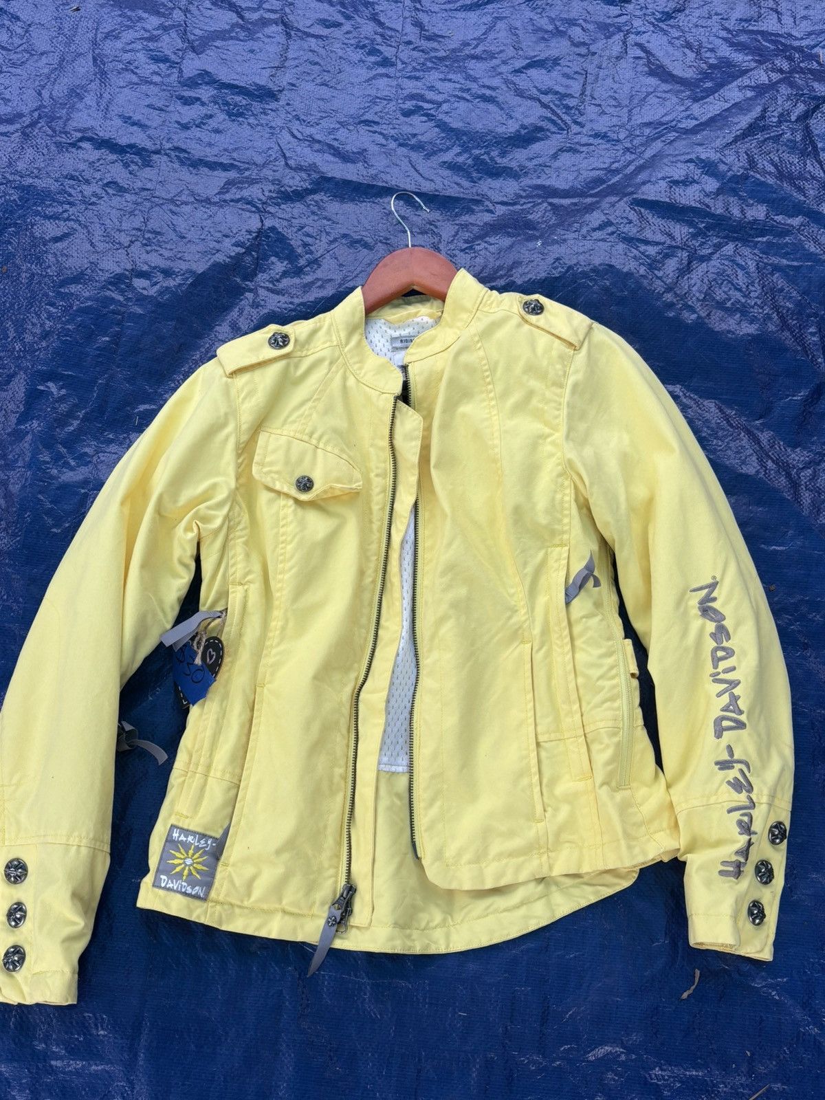 Harley Davidson RARE Y2K HARLEY DAVIDSON RIDING GEAR Size S / US 4 / IT 40 - 1 Thumbnail