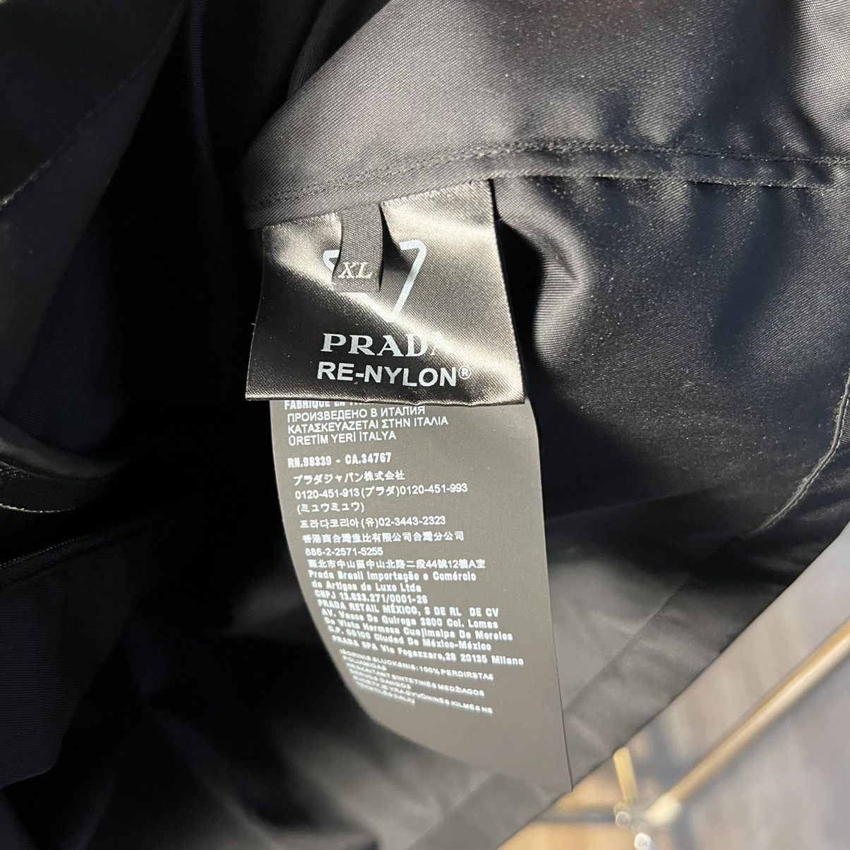 Prada Prada Re Nylon Coach Jacket Size US XL / EU 56 / 4 - 5 Thumbnail