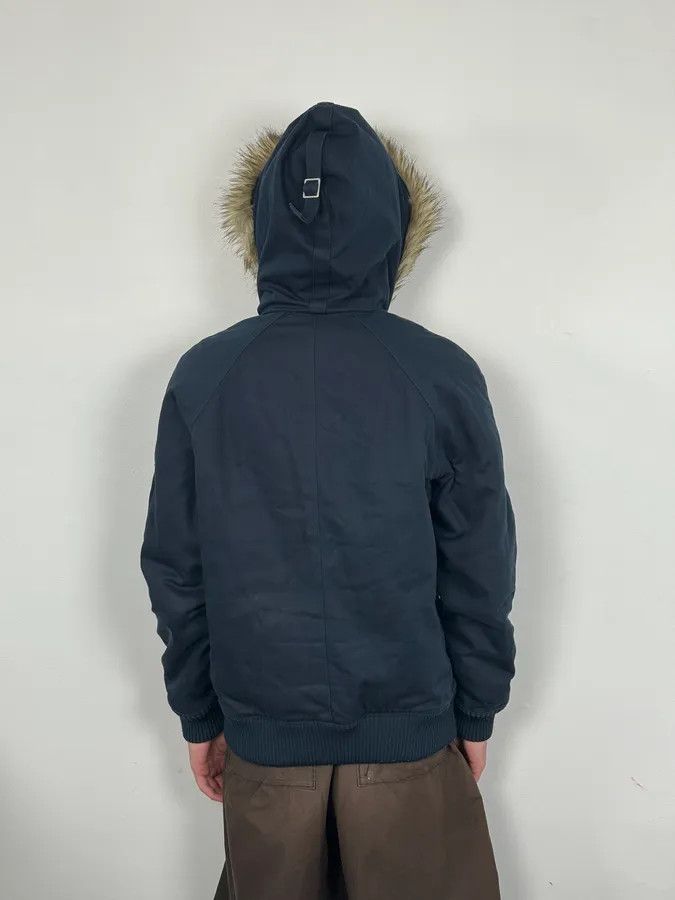 A.P.C. A.P.C. Navy Aviator Fur Hooded Bomber Jacket Size US M / EU 48-50 / 2 - 4 Thumbnail