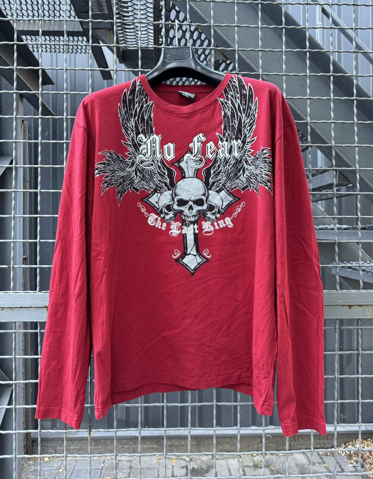 No Fear Vintage No Fear Affliction Wings Skull Long Sleeve Y2K Size US XXL / EU 58 / 5 - 1 Thumbnail