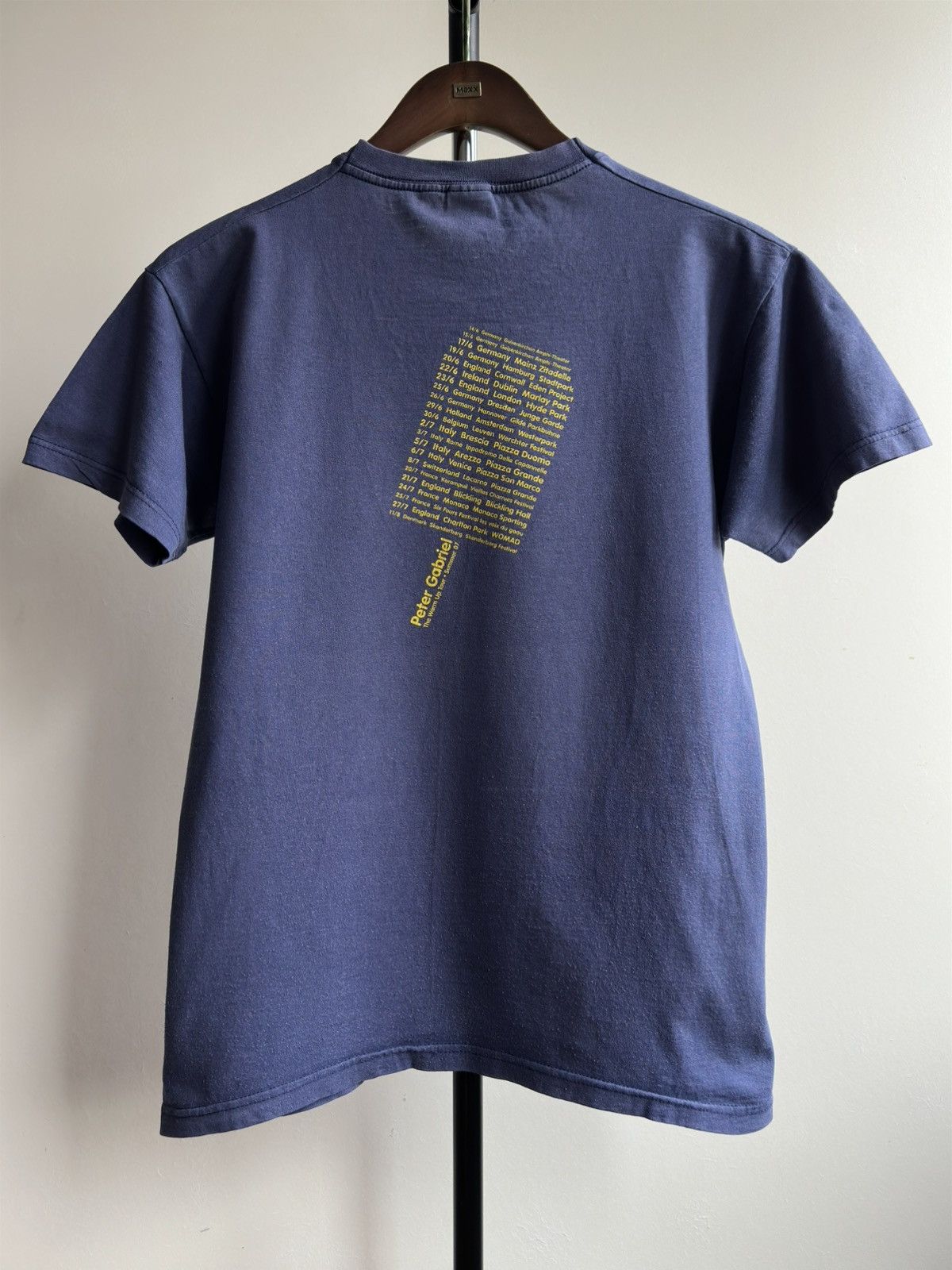 Band Tees × Vintage Vintage Peter Gabriel The Warm Up Tour Tee Size US S / EU 44-46 / 1 - 2 Thumbnail