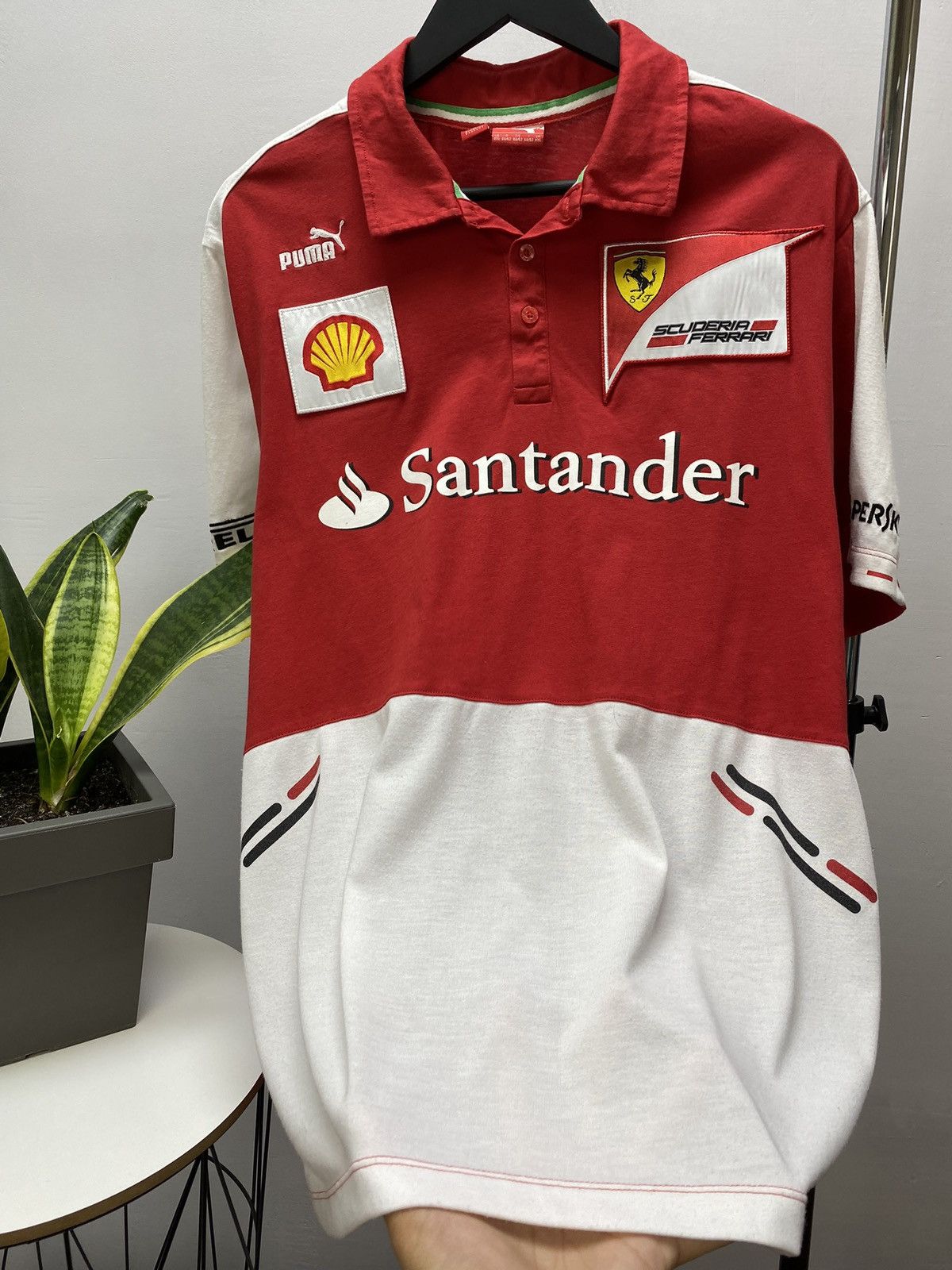Puma Puma Ferrari Racing Polo Shirt UPS Santander F1 BMW Audi Size US XXL / EU 58 / 5 - 9 Thumbnail