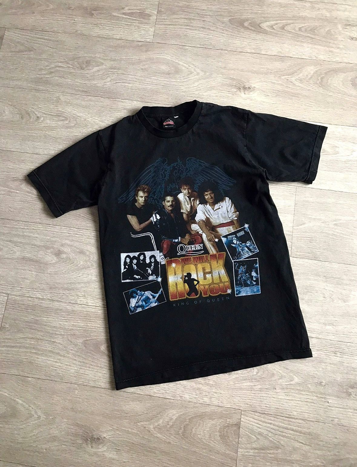 Band Tees × Vintage 🔷Vintage Queen We Will Rock You T-shirt 90s🔷 Size US L / EU 52-54 / 3 - 1 Thumbnail