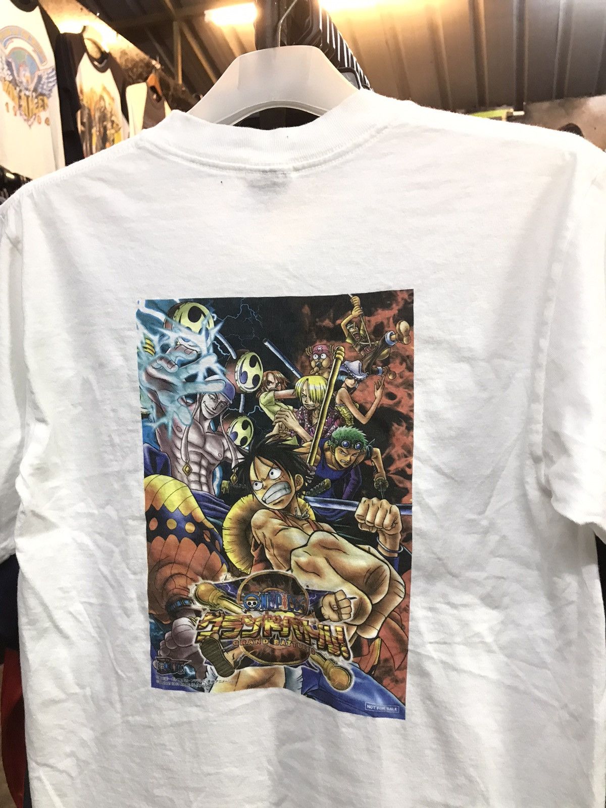 Anvil × Japanese Brand × Vintage Vintage Y2K One Piece Skypiea Arc Tee Shirt Size US S / EU 44-46 / 1 - 2 Thumbnail