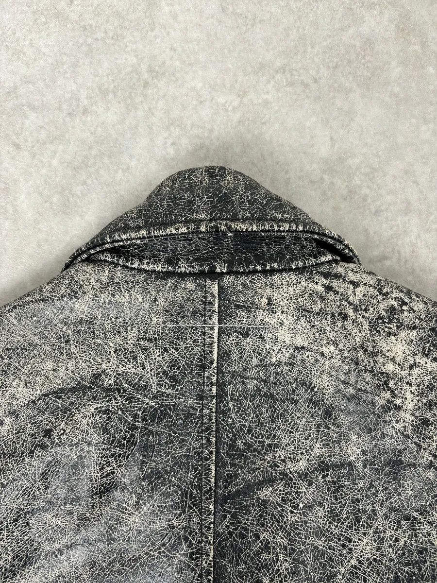 Maison Margiela AW2016 Margiela MM6 crack-effect leather biker jacket. Size S / US 4 / IT 40 - 6 Thumbnail