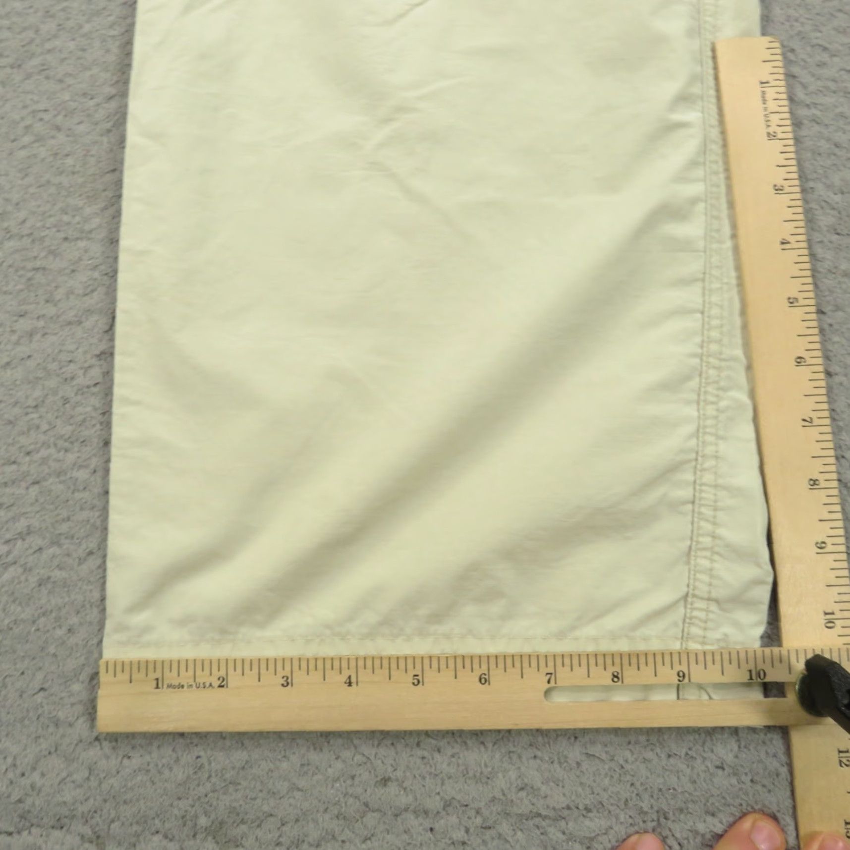 Old Navy VINTAGE Old Navy Baggy Pants Men Small Cargo 30x29 Wide-Leg 90s Grunge 5-Pocket Beige Mens Size US 31 - 3 Thumbnail