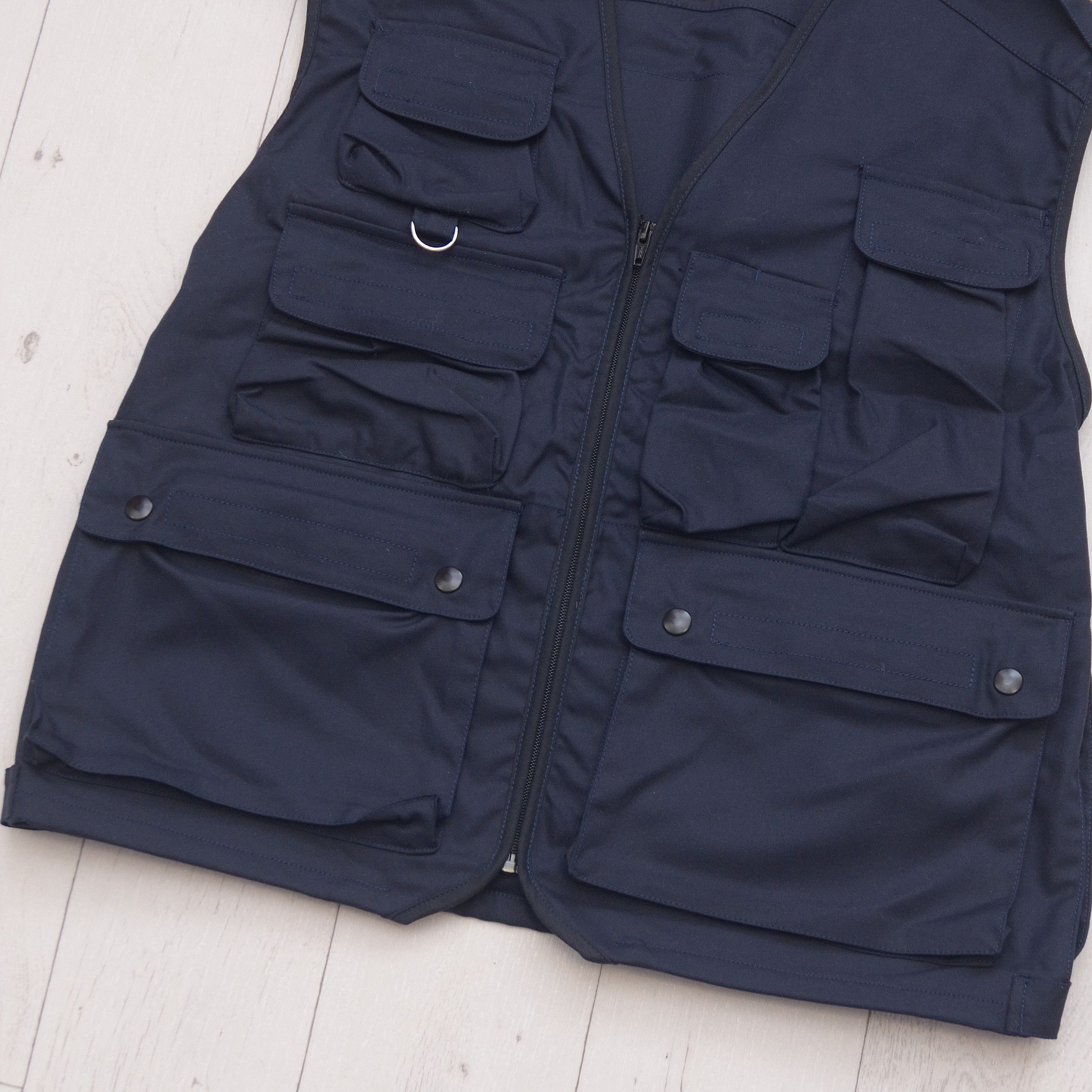Vintage Multi Pockets Cargo Vest Sleeveless Jacket Work sz M Y2K Size US M / EU 48-50 / 2 - 3 Thumbnail
