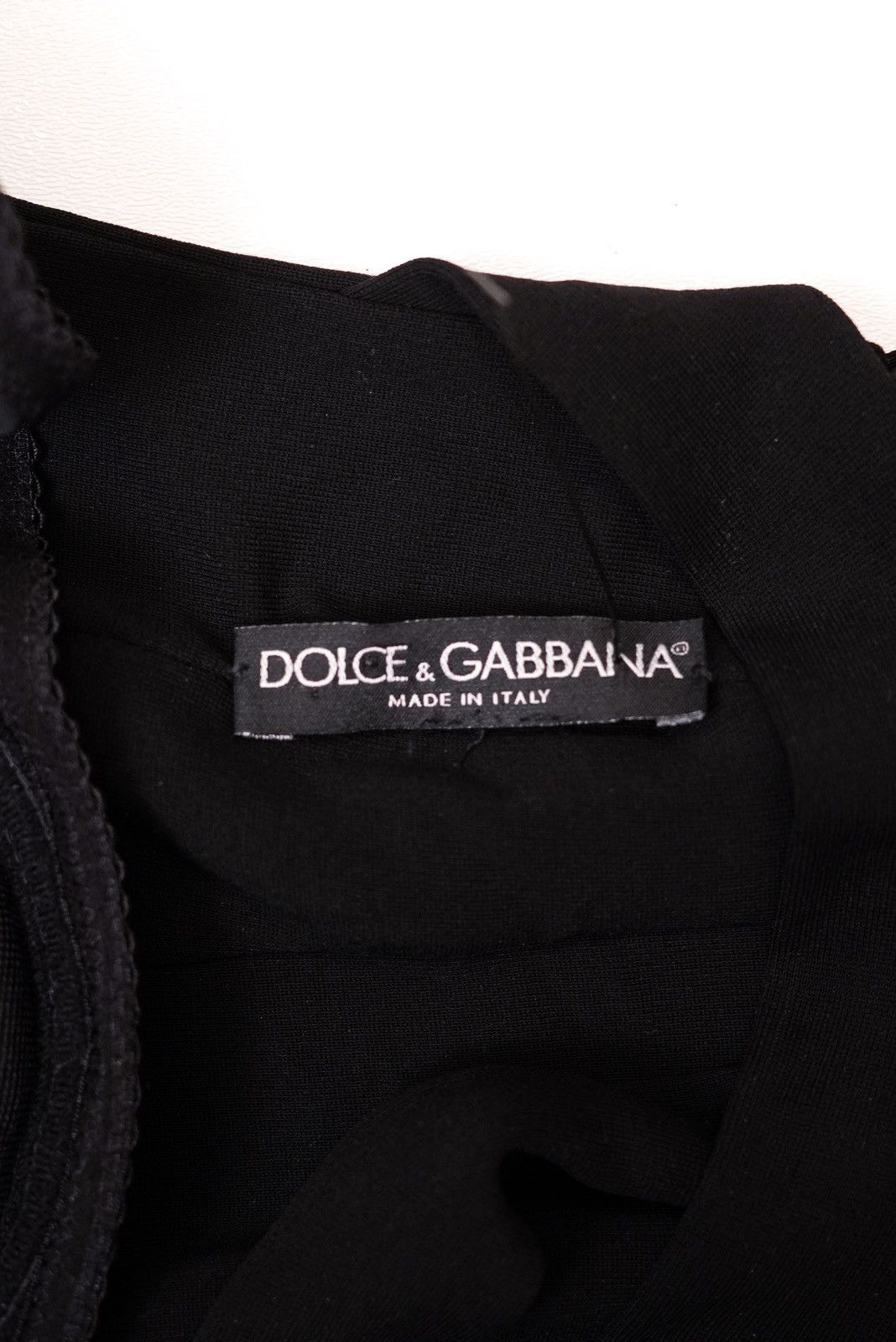 Dolce & Gabbana Dolce & Gabbana S/S 2001 Black Bodycon Strap Runway Dress Size M / US 6-8 / IT 42-44 - 7 Thumbnail