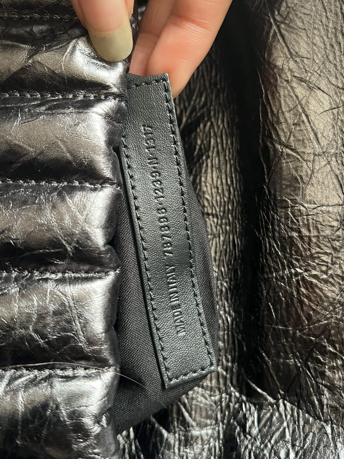 Balenciaga Balenciaga Monaco bag metallic quilted calfskin BB details. Size ONE SIZE - 15 Thumbnail