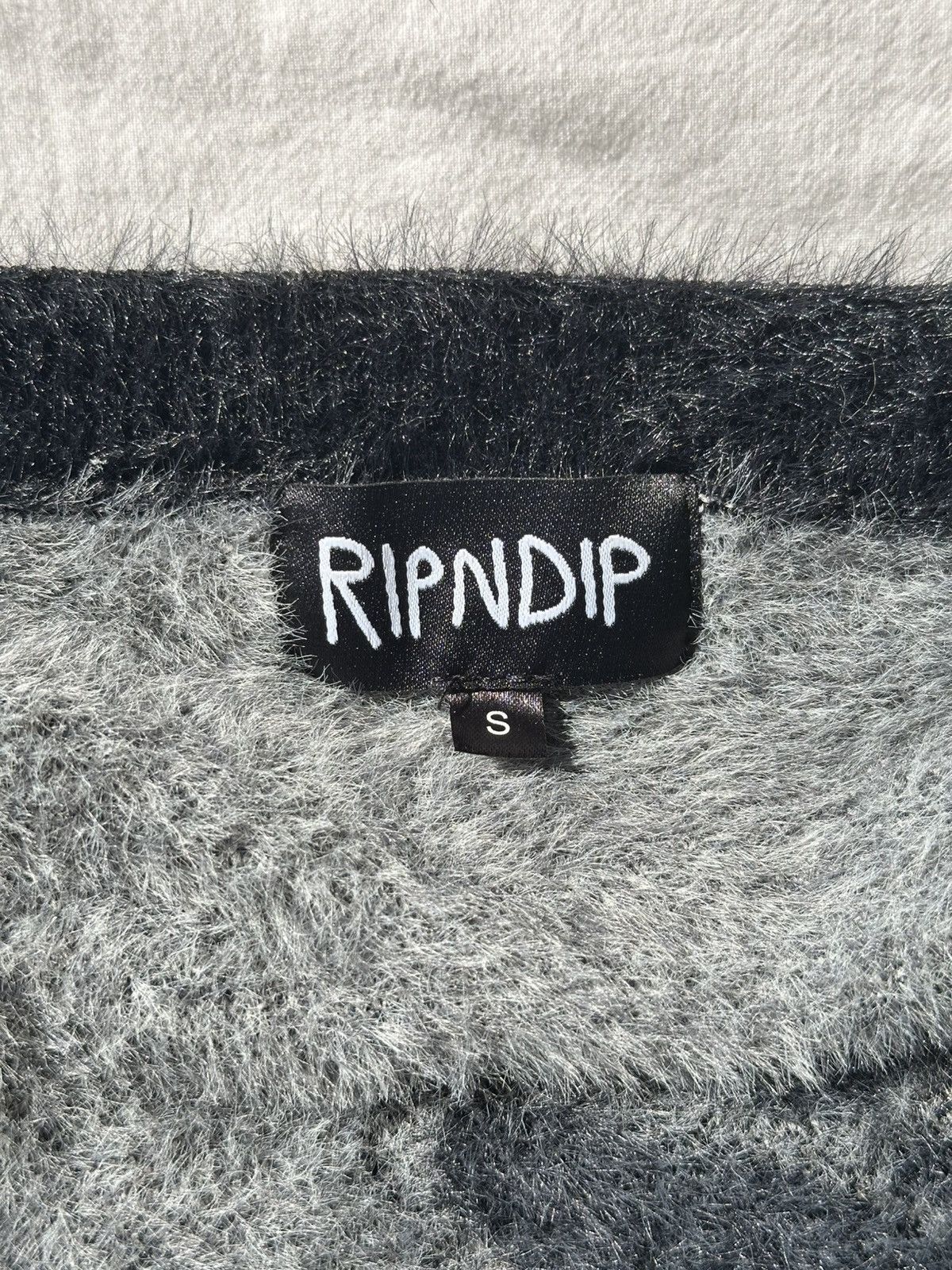 RIPNDIP EUPHORIA KNIT LONG SLEEVE CROP TOP (BLACK) Size S / US 4 / IT 40 - 4 Thumbnail