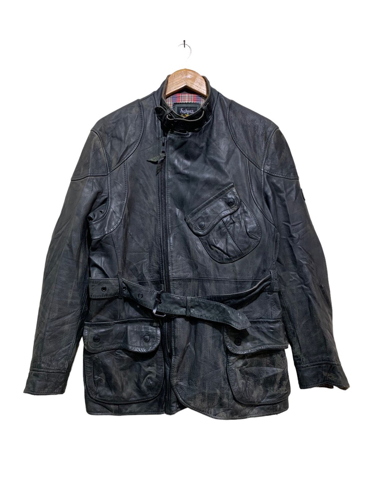 Schott 🔥VTG SCHOTT BROS NYC BIKERS LEATHER JACKETS Size US L / EU 52-54 / 3 - 2 Thumbnail