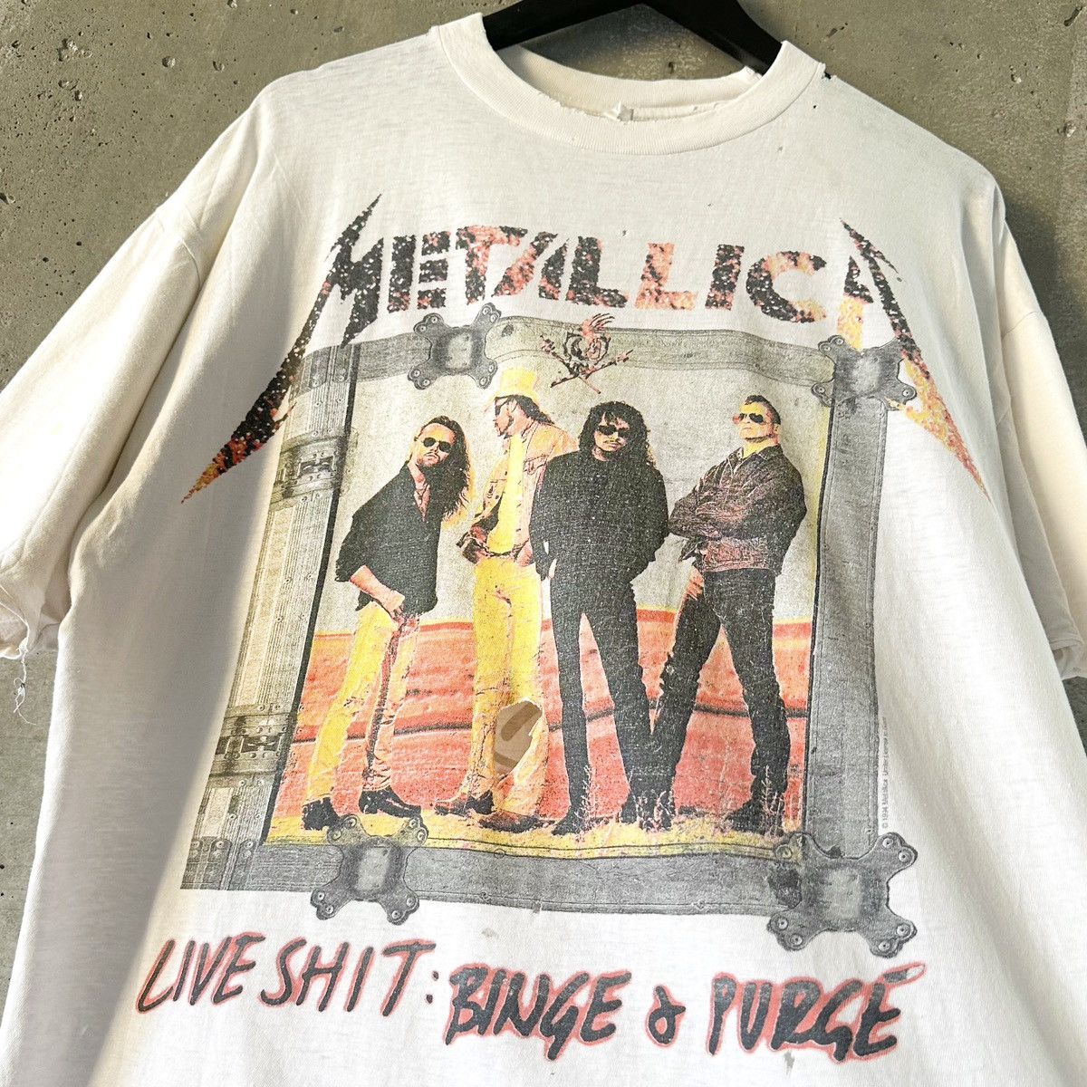 Band Tees 90’s Metallica LIVE SHIT: BINGE & PURGE T-Shirt Size US XL / EU 56 / 4 - 2 Thumbnail