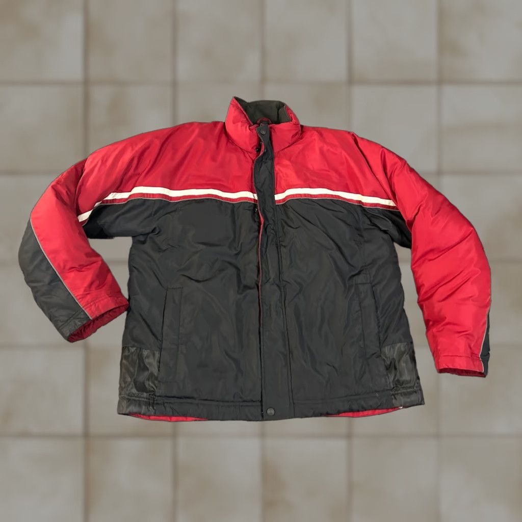 Eddie Bauer Eddie Bauer Puffer Jacket Mens Large Black Red Premium Goose Down Winter Coat Size US L / EU 52-54 / 3 - 1 Thumbnail