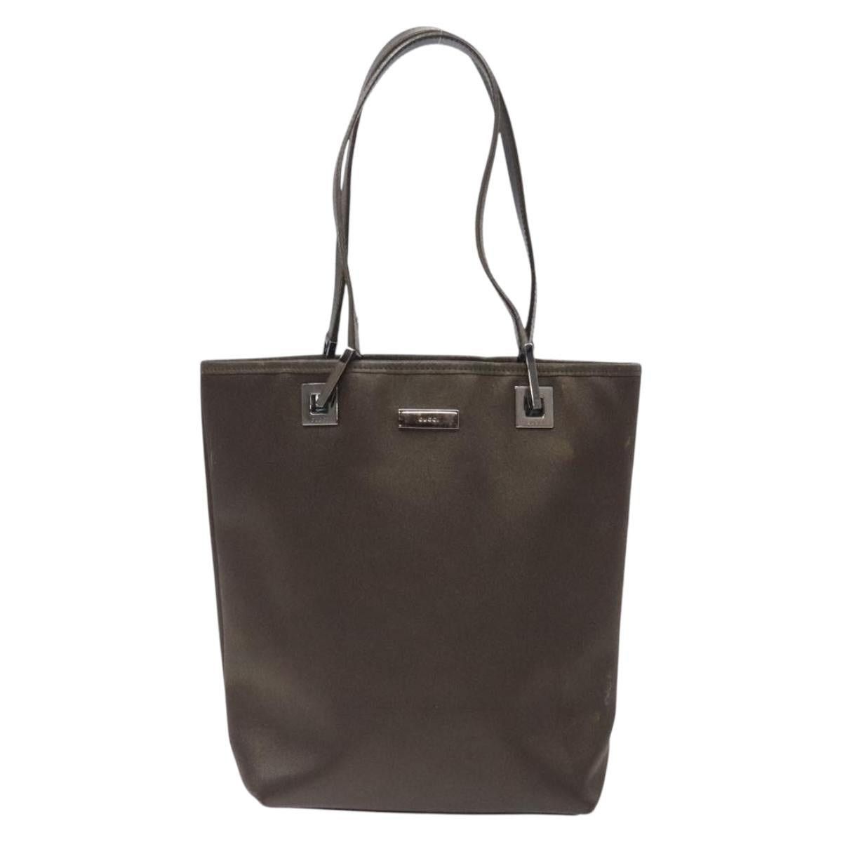 Gucci GUCCI Tote Bag Satin Brown Silver 002 002 Size ONE SIZE - 2 Thumbnail