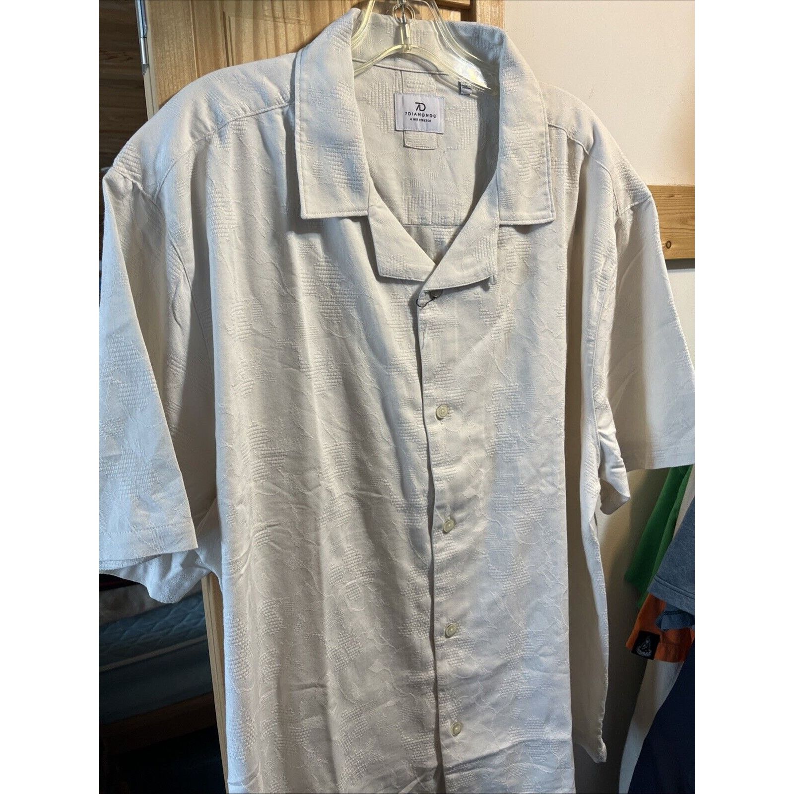 7Diamonds 7 Diamonds 4 Way Stretch M Button Up Men’s XXL White Shirt Size US XXL / EU 58 / 5 - 3 Thumbnail