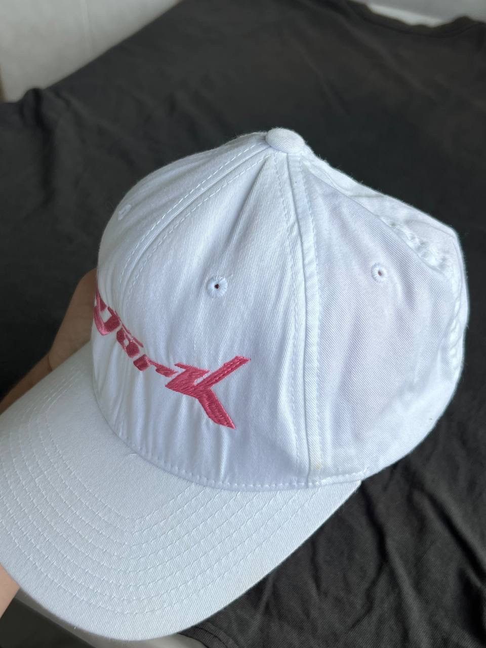 Band Tees 00s Vintage Bjork cap hat Snapback embroidered logo yupoong Size ONE SIZE - 4 Thumbnail