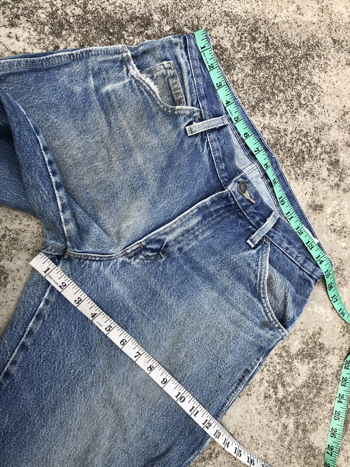 Dickies × Vintage DICKIES CARPENTER DISTRESSED DENIM Size US 30 / EU 46 - 13 Thumbnail
