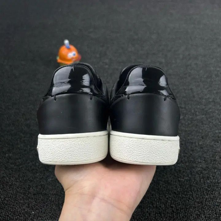 Louis Vuitton Louis Vuitton Black Casual Lace-Up Sneakers -2508 Size US 5.5 / EU 38 - 5 Thumbnail