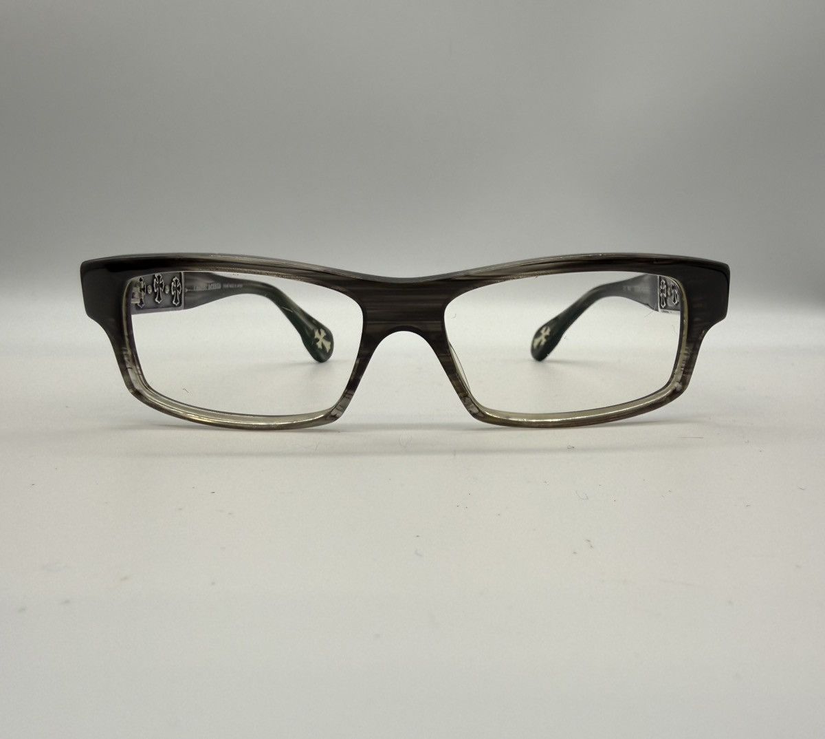 Chrome Hearts CHROME HEARTS "DISMEMBERED" BKS — .925 Cross Temple Frames Size ONE SIZE - 1 Thumbnail